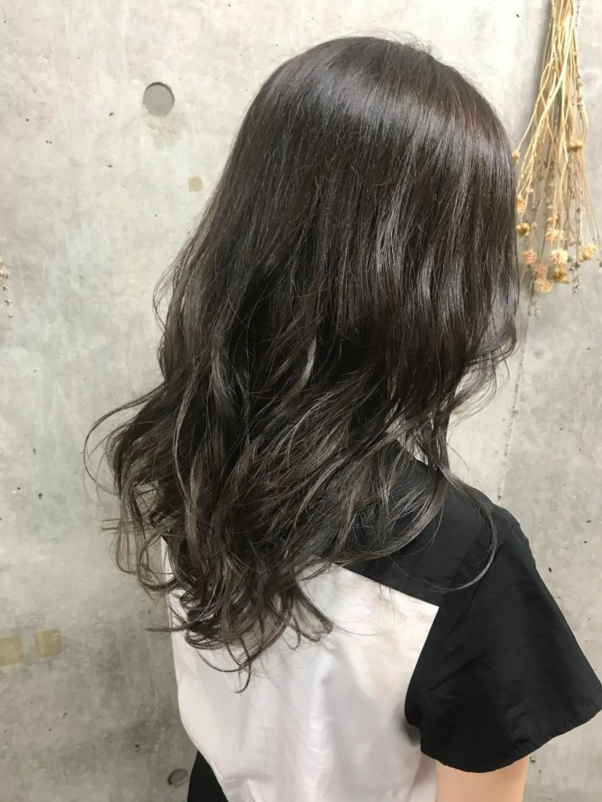 セミロング カラー ヘアアレンジ Satsuki ✂︎♡のヘアスタイル
