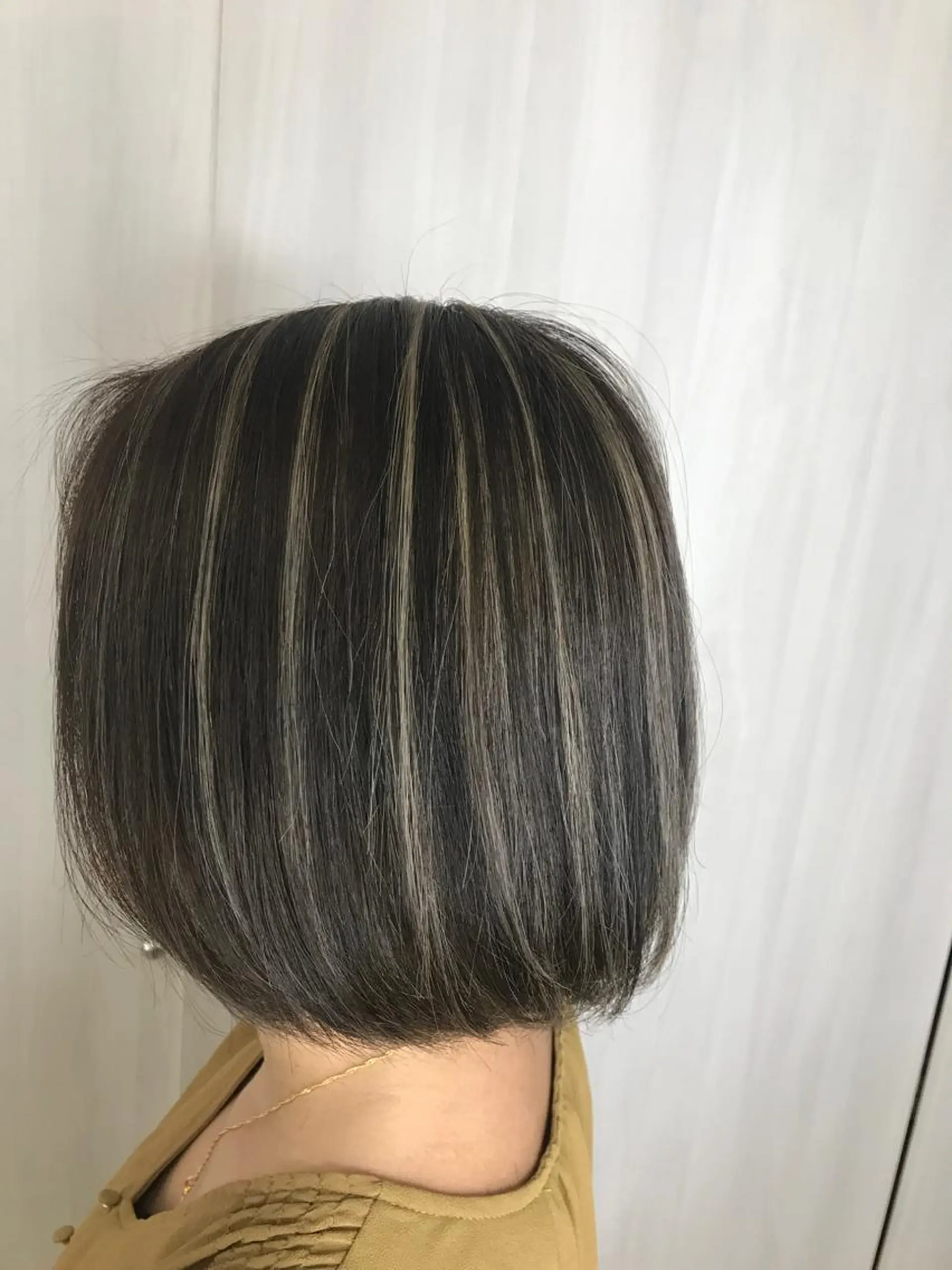 ミディアム カラー ハイライトカラー ハイライト カット ヘアカラー トリートメント 松井 敬太郎のヘアスタイル