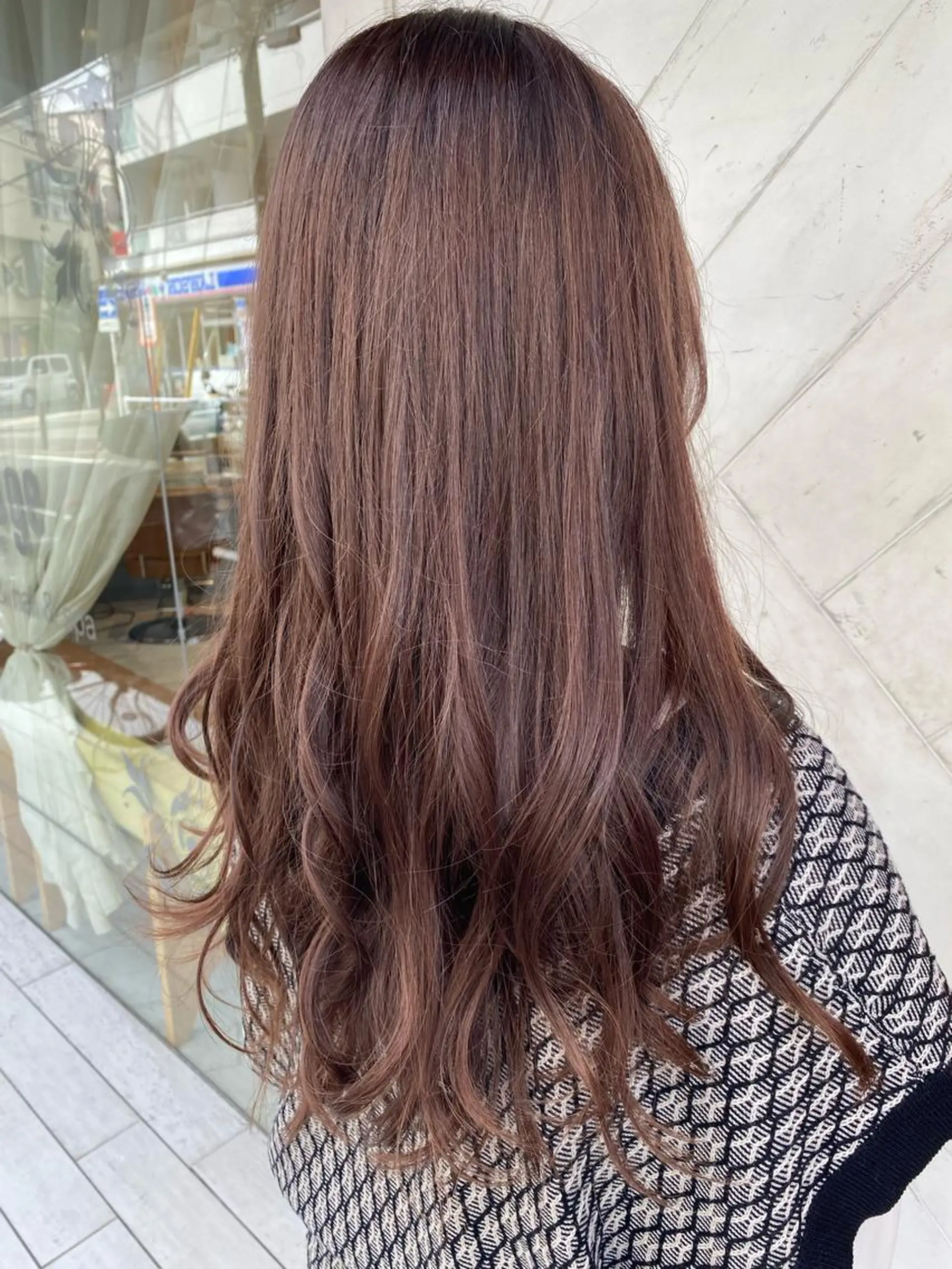 ロング カラー ブラウンカラー ピンクカラー ピンクブラウン ✳︎SERA✳︎ 平日のみご案内のマツエク・マツパデザイン