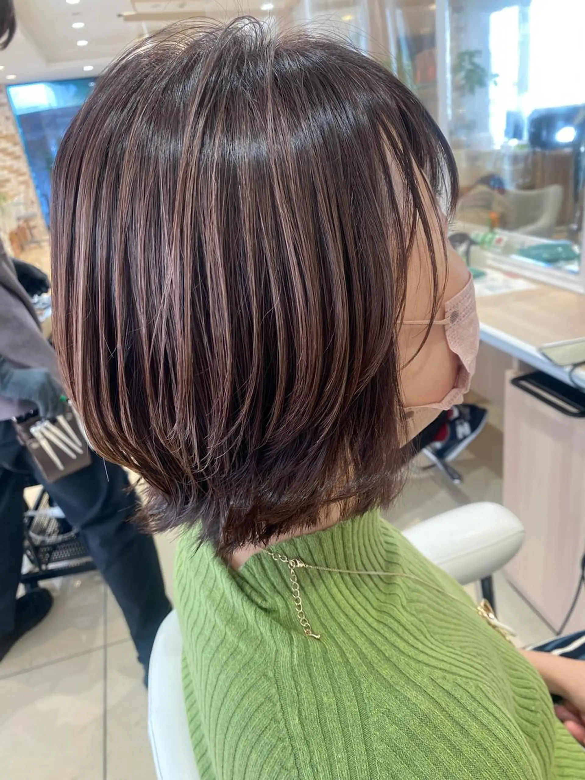 ショート カラー 🩵波巻き／ツイスパ HARU💎のヘアスタイル