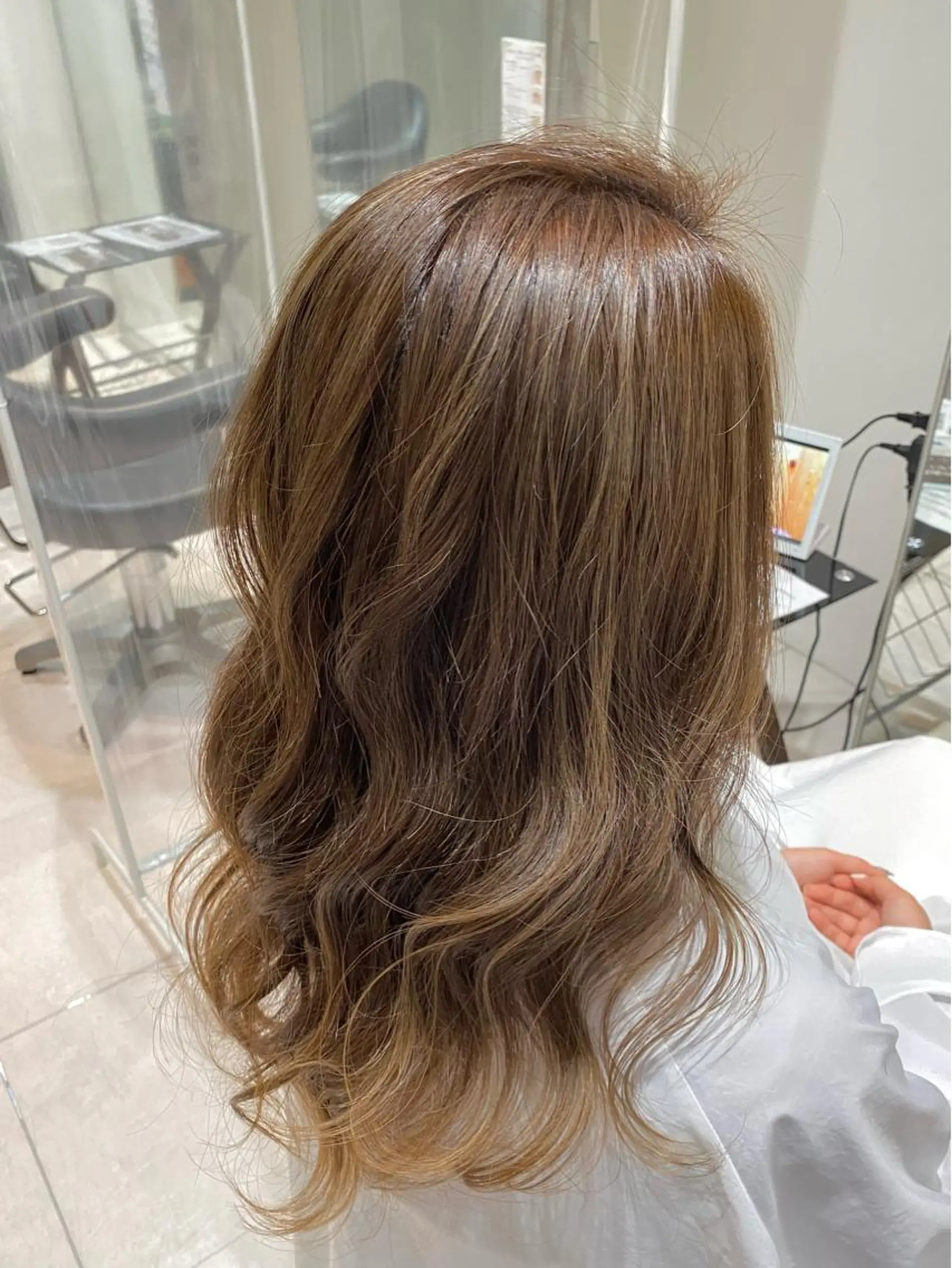 セミロング ヘアアレンジ 谷町/Le'a /竹原しおなのヘアスタイル