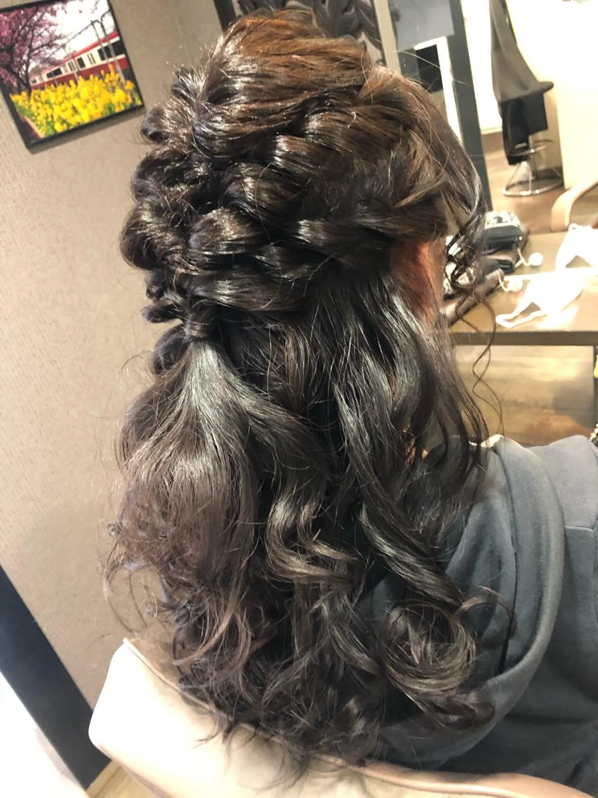 ロング ヘアアレンジ ヘアセット pep所属・pep natsumiのヘアスタイル