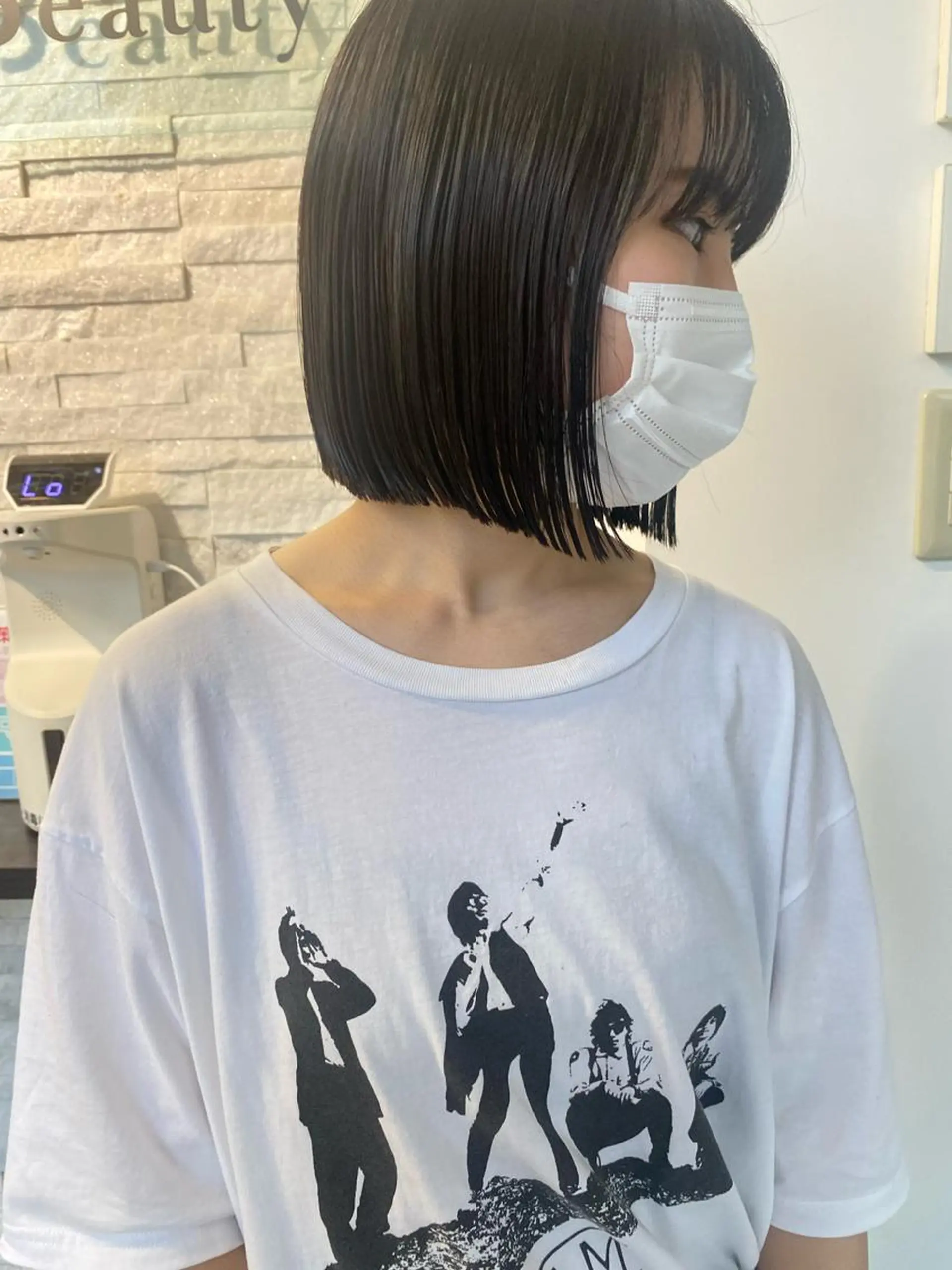 ショート カラー カット ヘアカラー トリートメント センターパート/ 暖色カラーayuのヘアスタイル