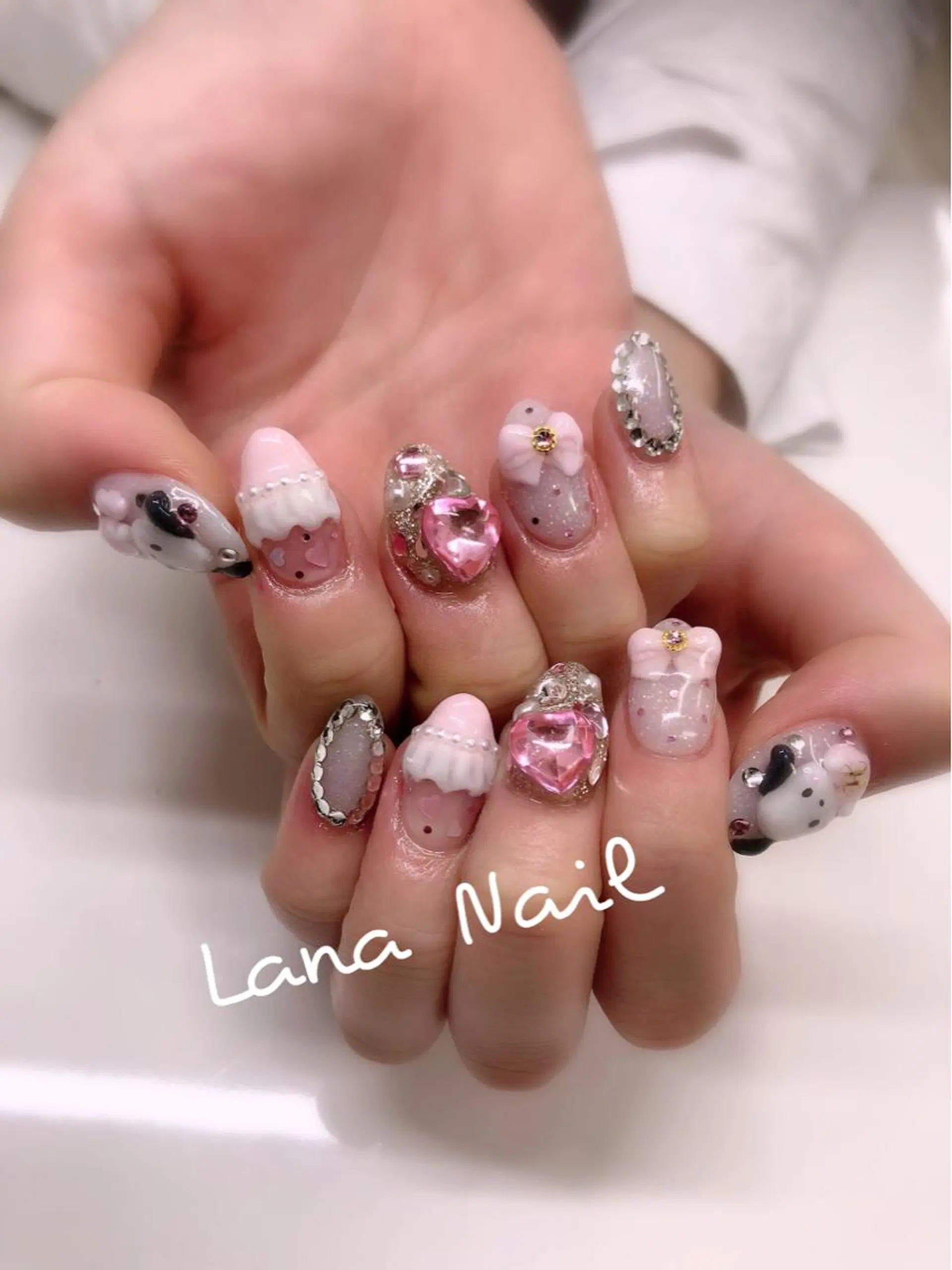 ネイル スカルプネイル Lana Nailのネイルデザイン