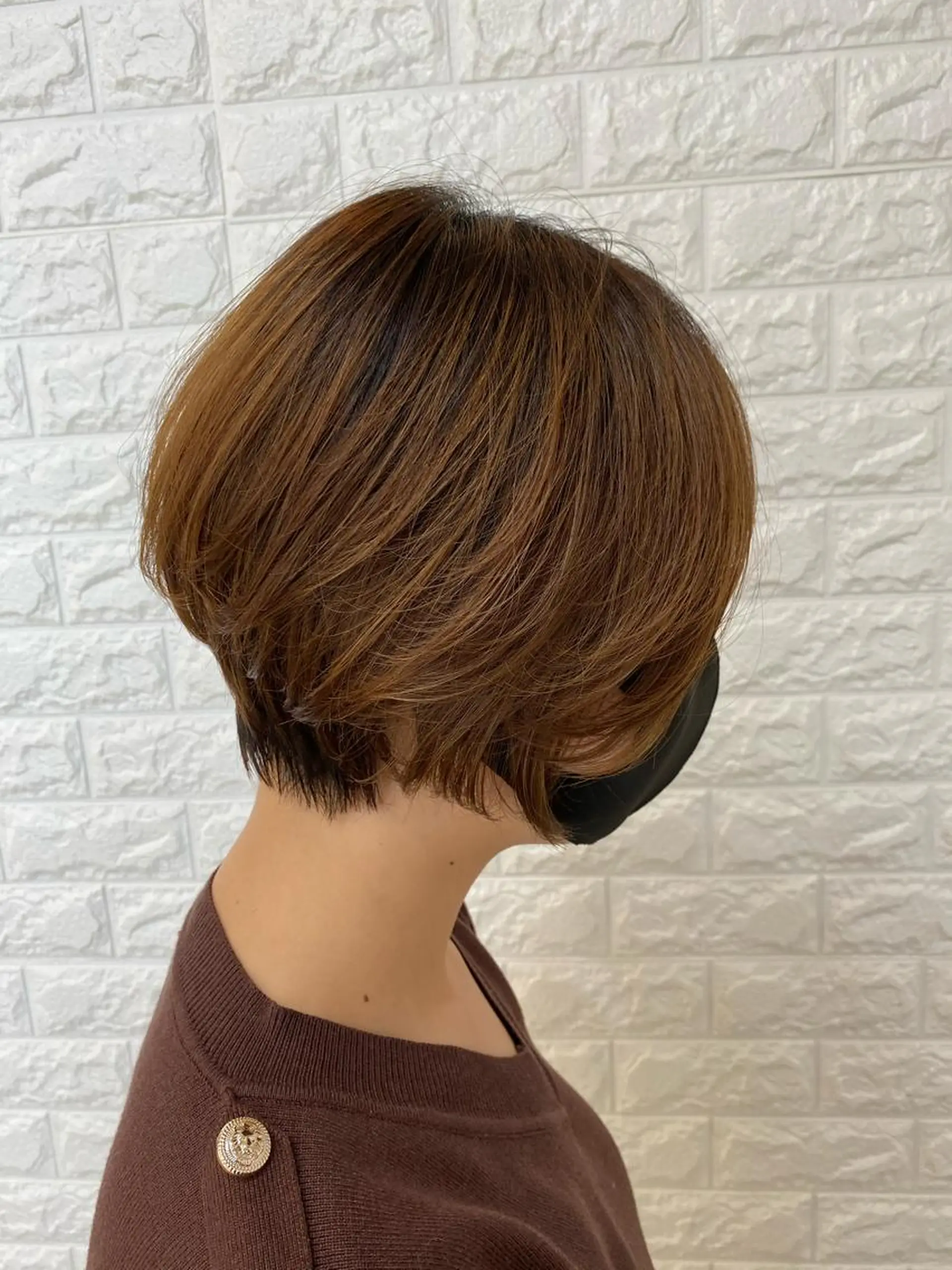 ショート 金沢 広美のヘアスタイル