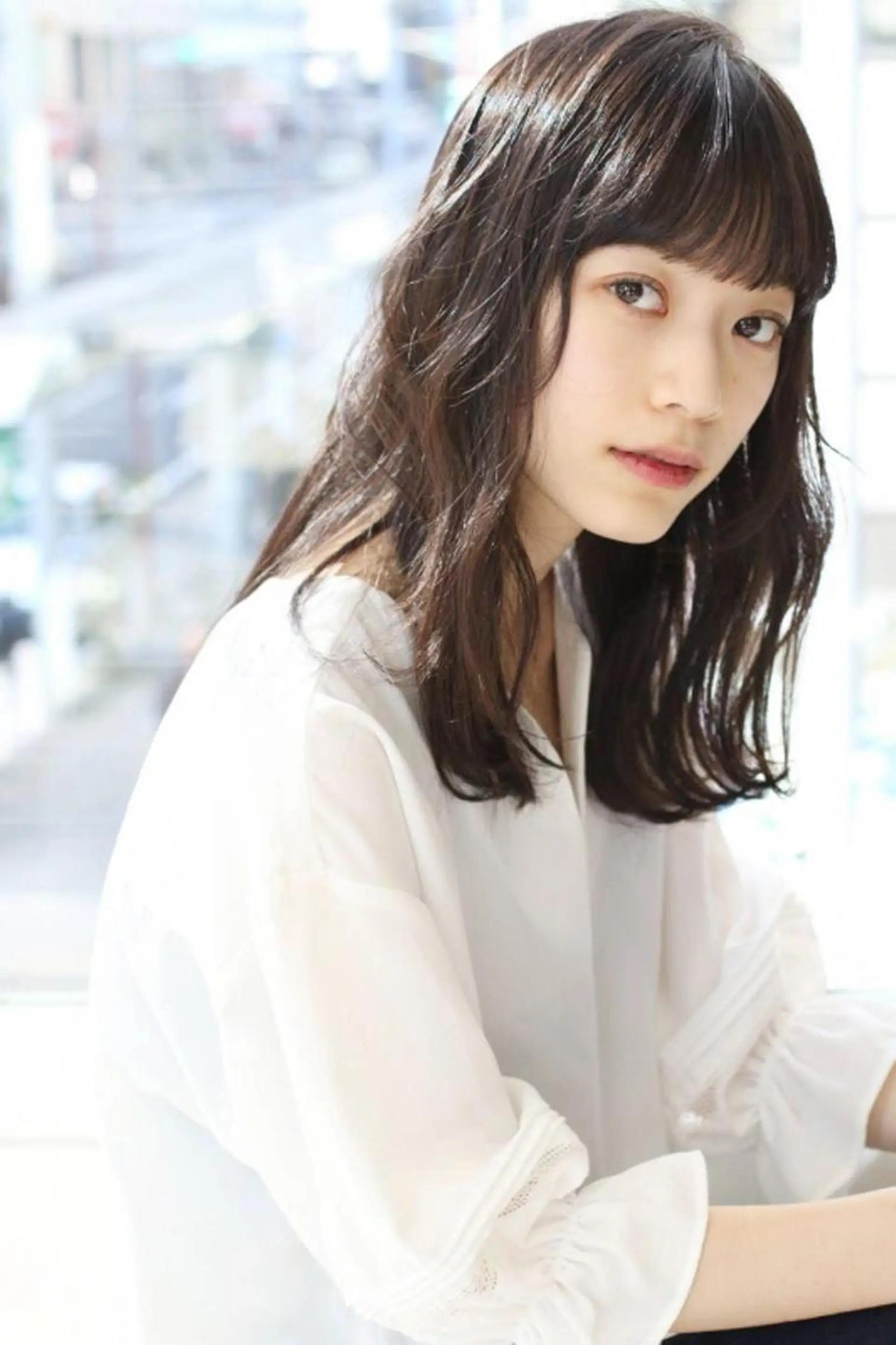 セミロング ボブ/レイヤー/ nanamiのヘアスタイル