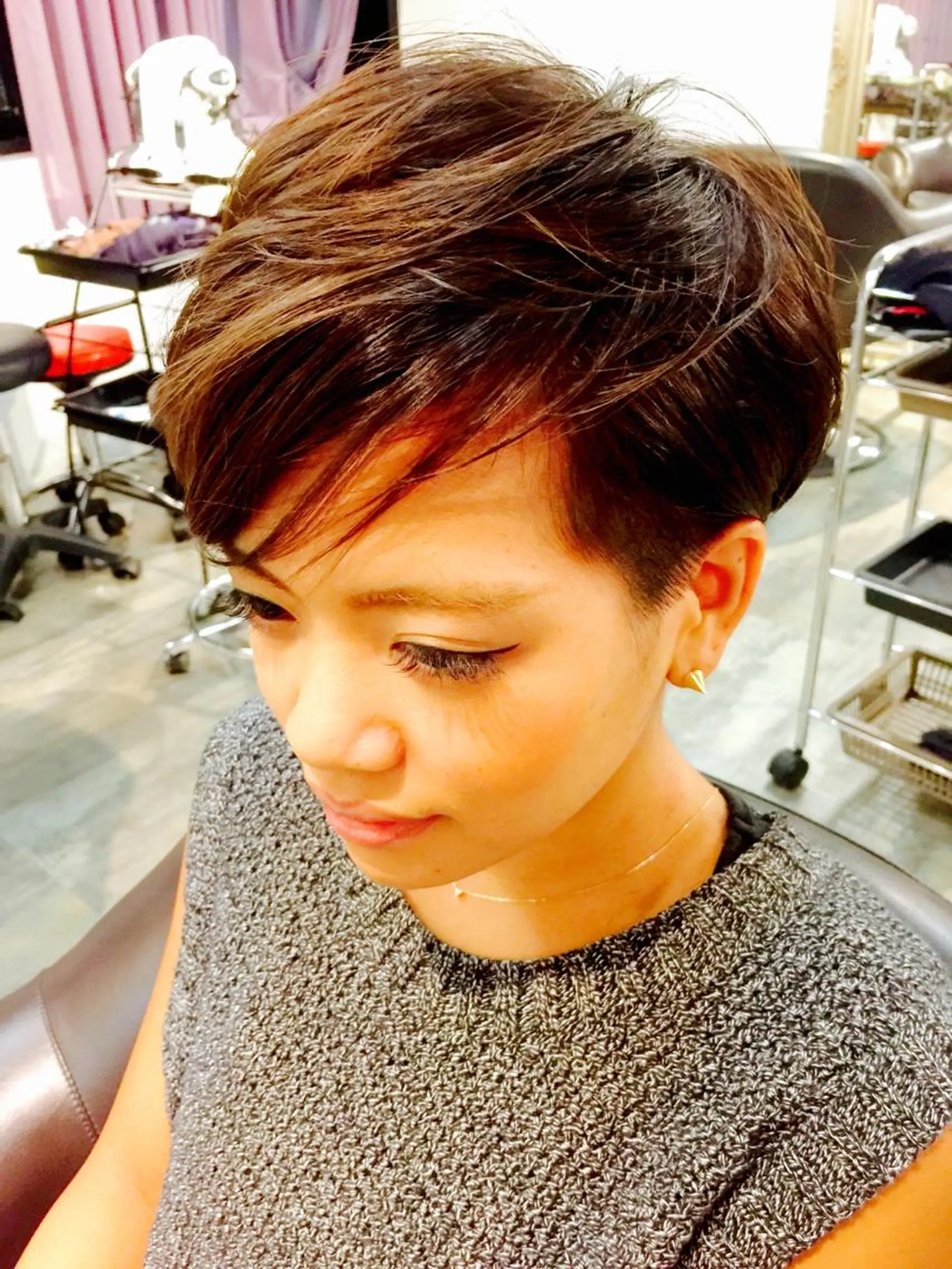 ショート ショートヘア ショートは任せて ミヤザキのヘアスタイル