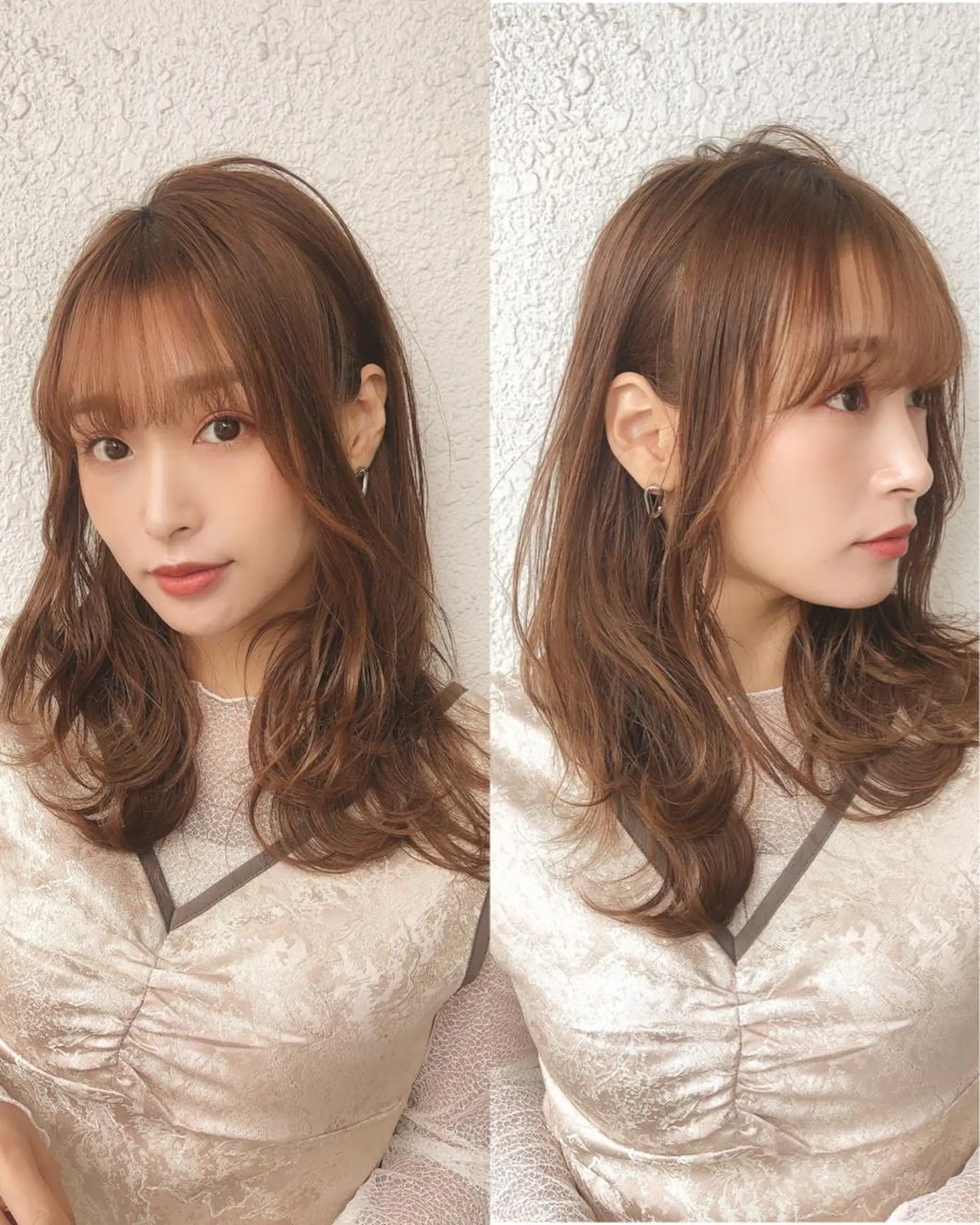 セミロング カラー パーマ ヘアアレンジ セミロングパーマ カット ヘアカラー トリートメント ヘアセット Londideal 高橋ヒロシのヘアスタイル