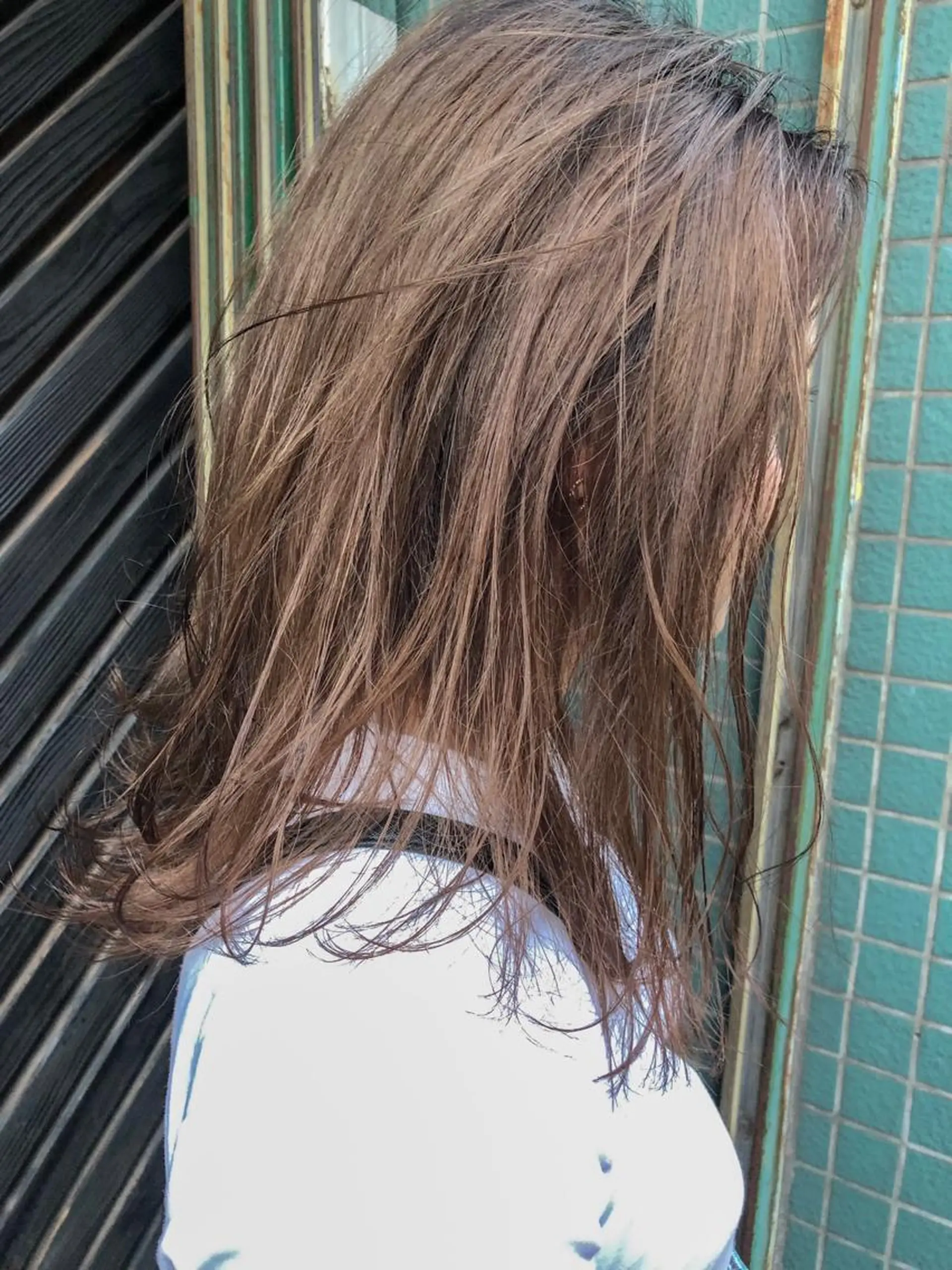 ロング ヘアカラー トリートメント nessヤマサキ リュウタのヘアスタイル