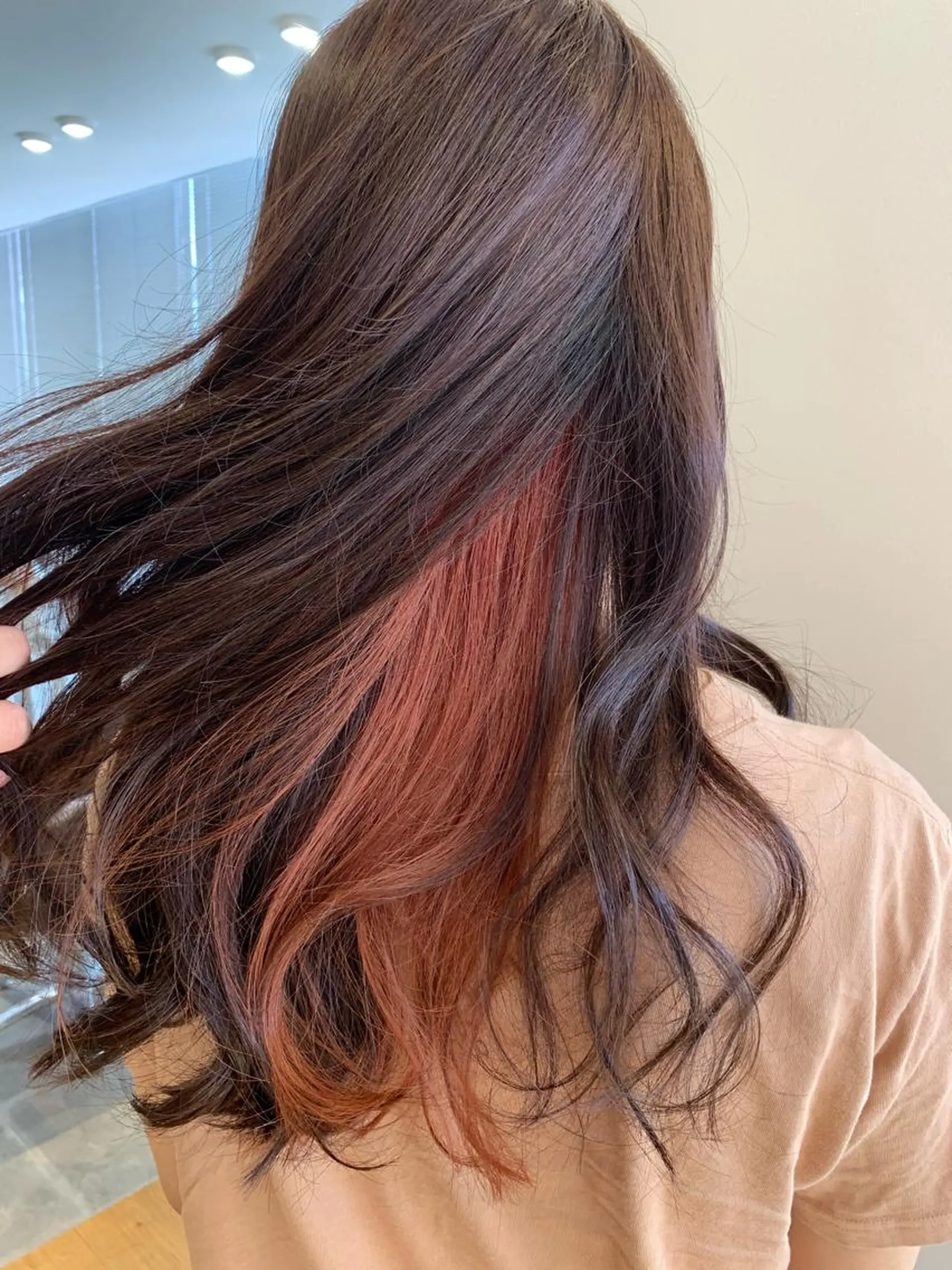 ロング カラー 開發 紗貴のヘアスタイル