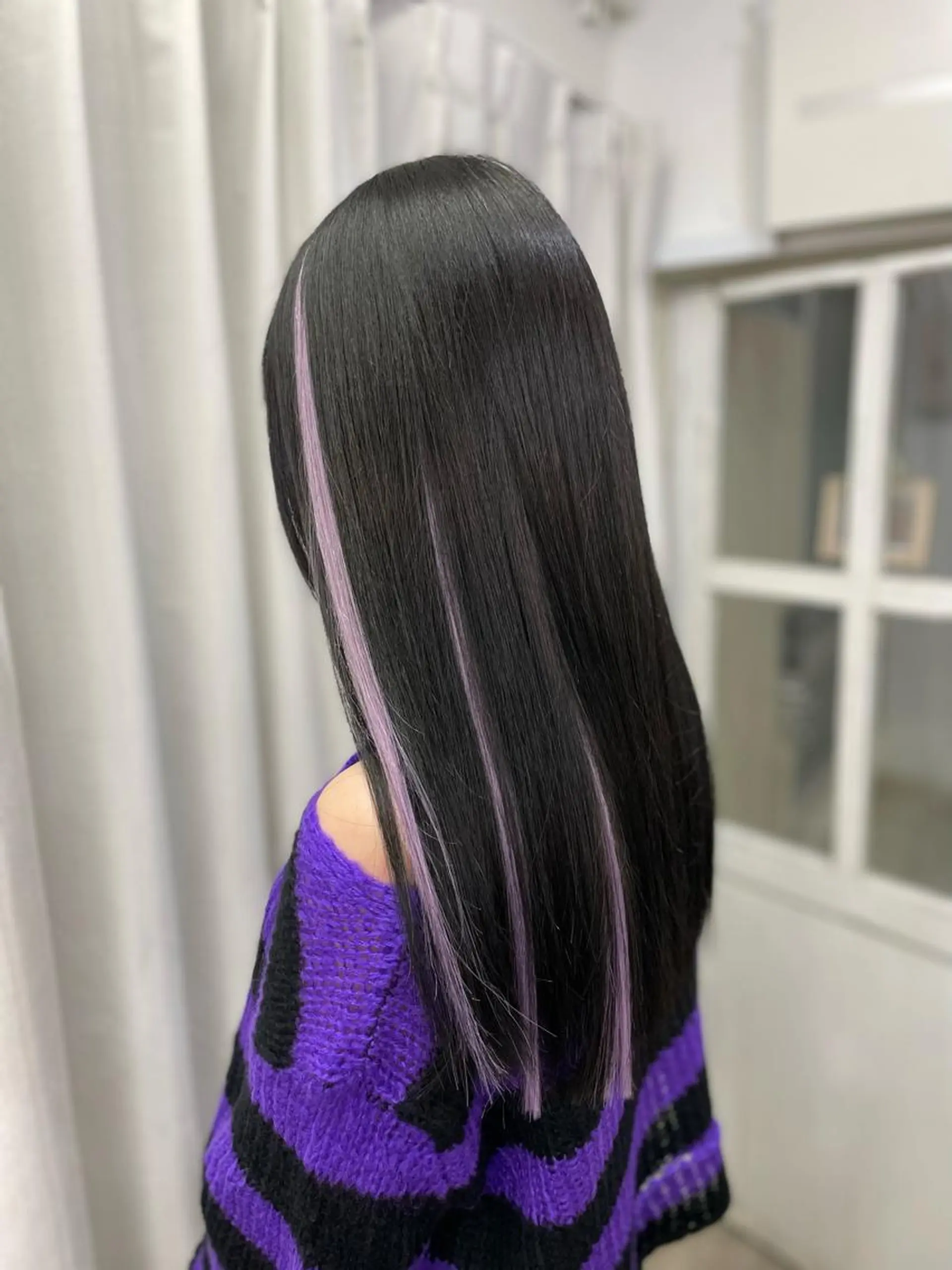 ロング カラー エクステ ヘアカラー トリートメント 韓国ヘア🤍髪質改善 🇰🇷AKANEのヘアスタイル