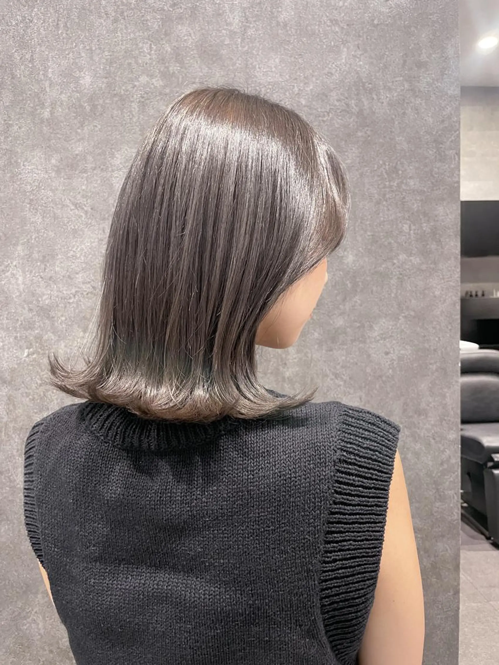 ミディアム 外国人風カラー ハイライト 髪質改善 似合わせカット トリートメント カット ヘアカラー トリートメント BUCKS【天王寺】 バックス【駅30秒】のヘアスタイル