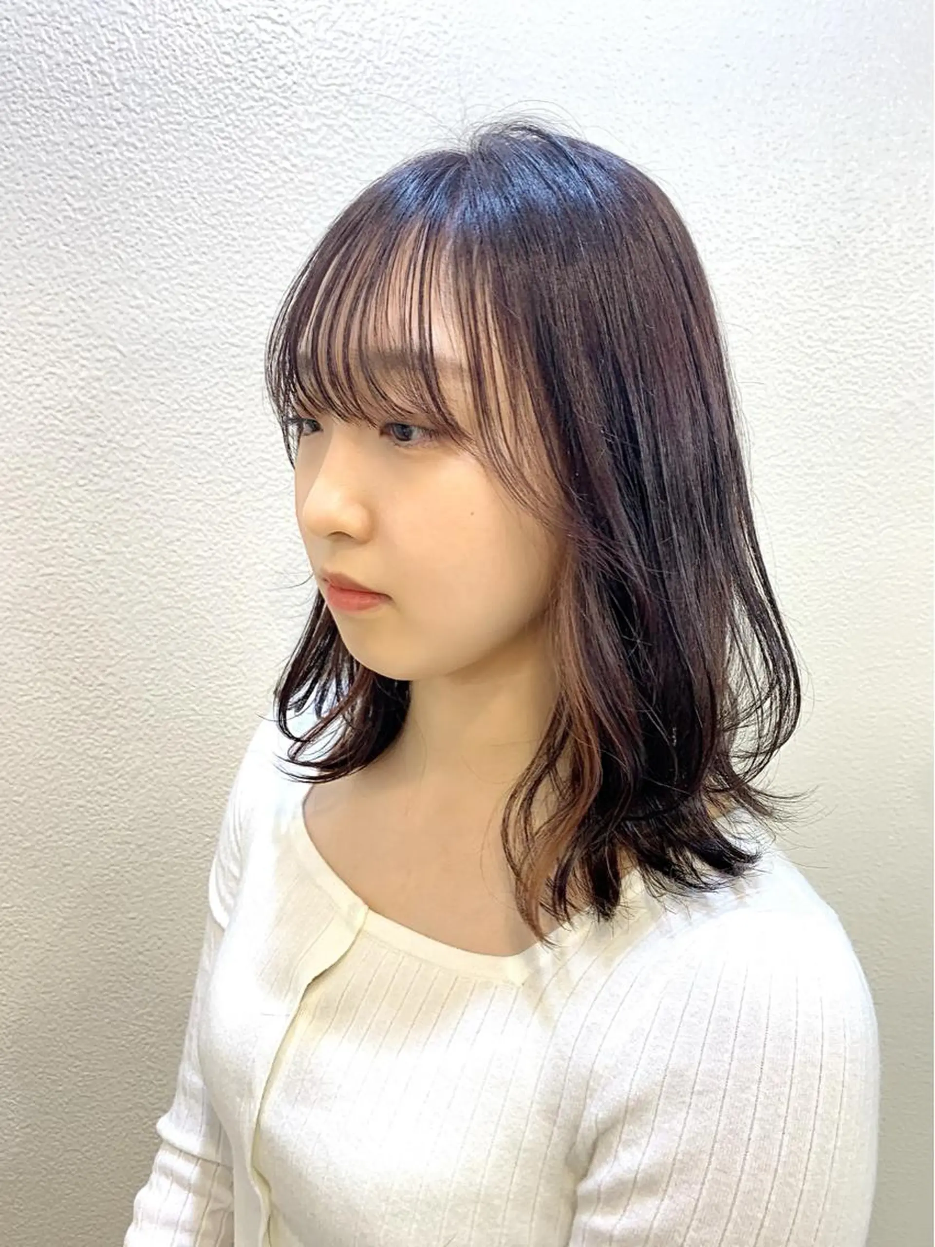 ミディアム カラー 髪質改善☆ 縮毛矯正miyuのヘアスタイル
