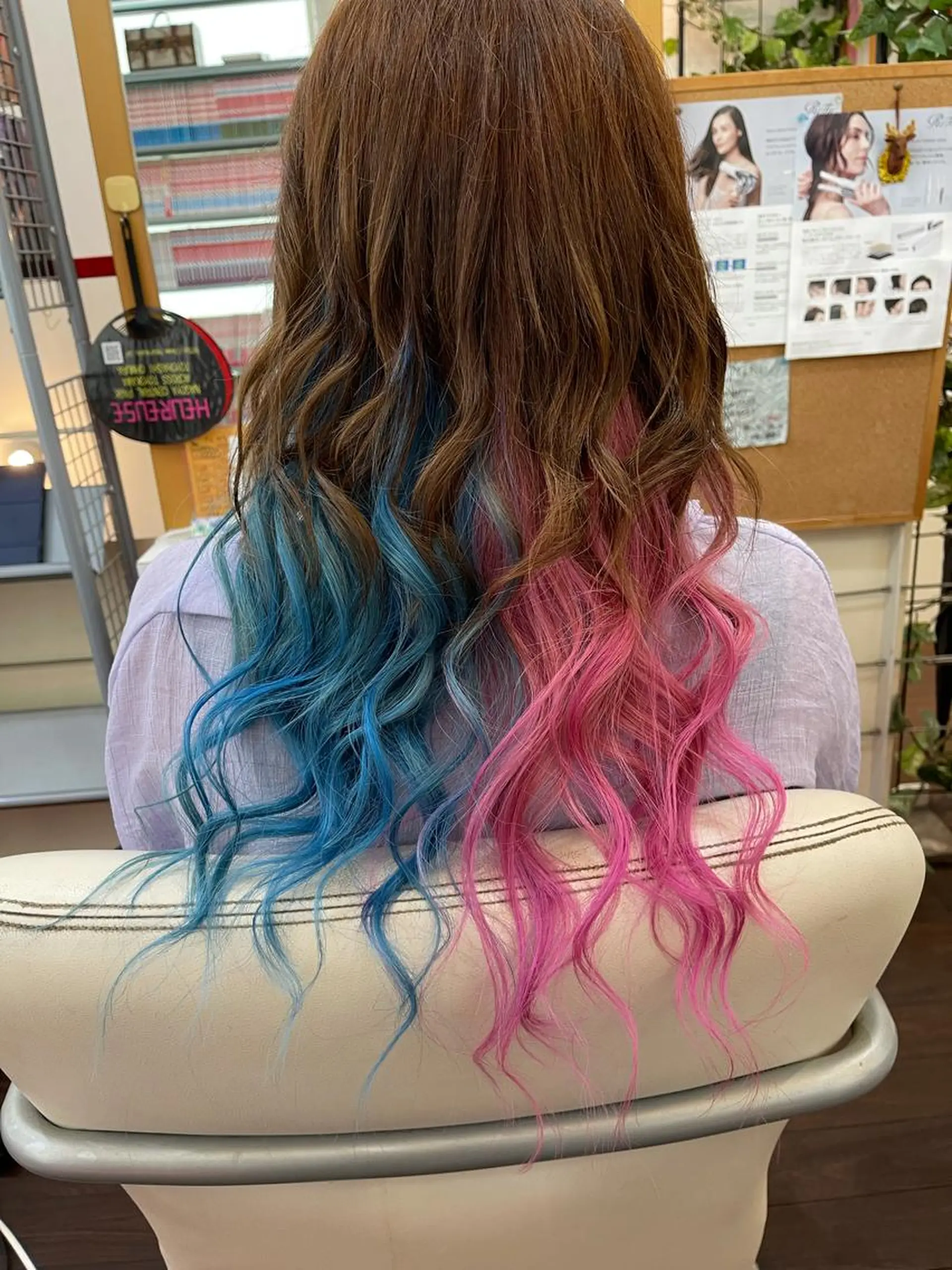 ロング ヘアカラー たけい ゆうきのヘアスタイル