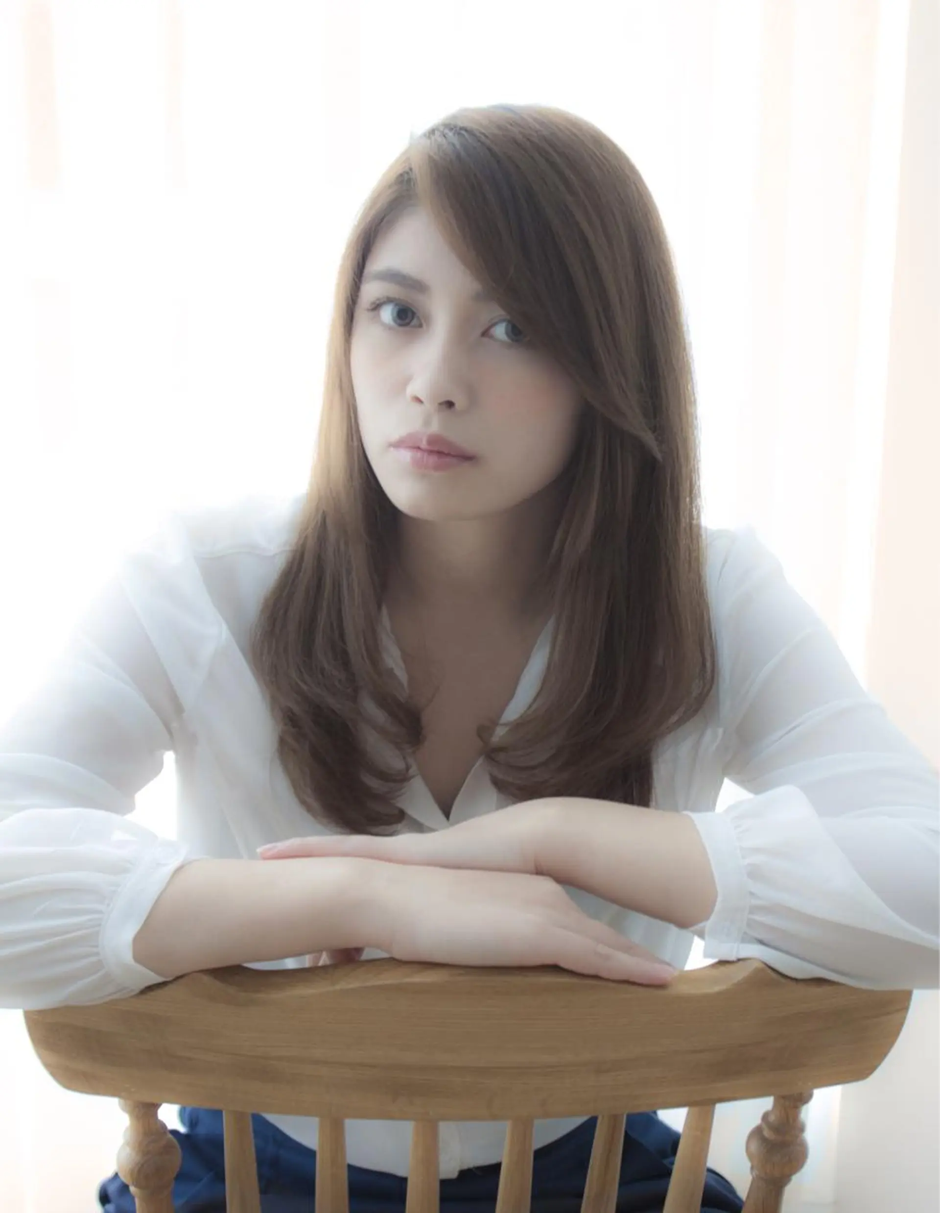 ロング カラー パーマ ベージュカラー 透明感カラー 髪質改善/韓国風 レイヤー/田村祐樹のヘアスタイル