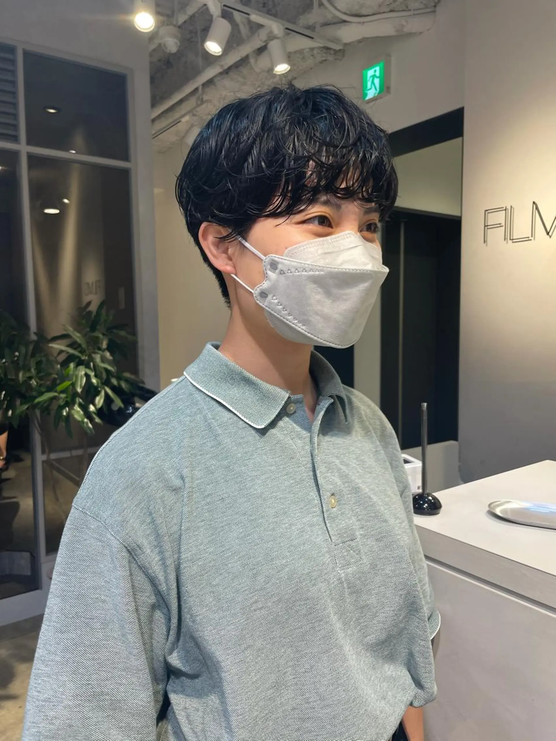 ショート パーマ 斉藤 瑞恵のヘアスタイル