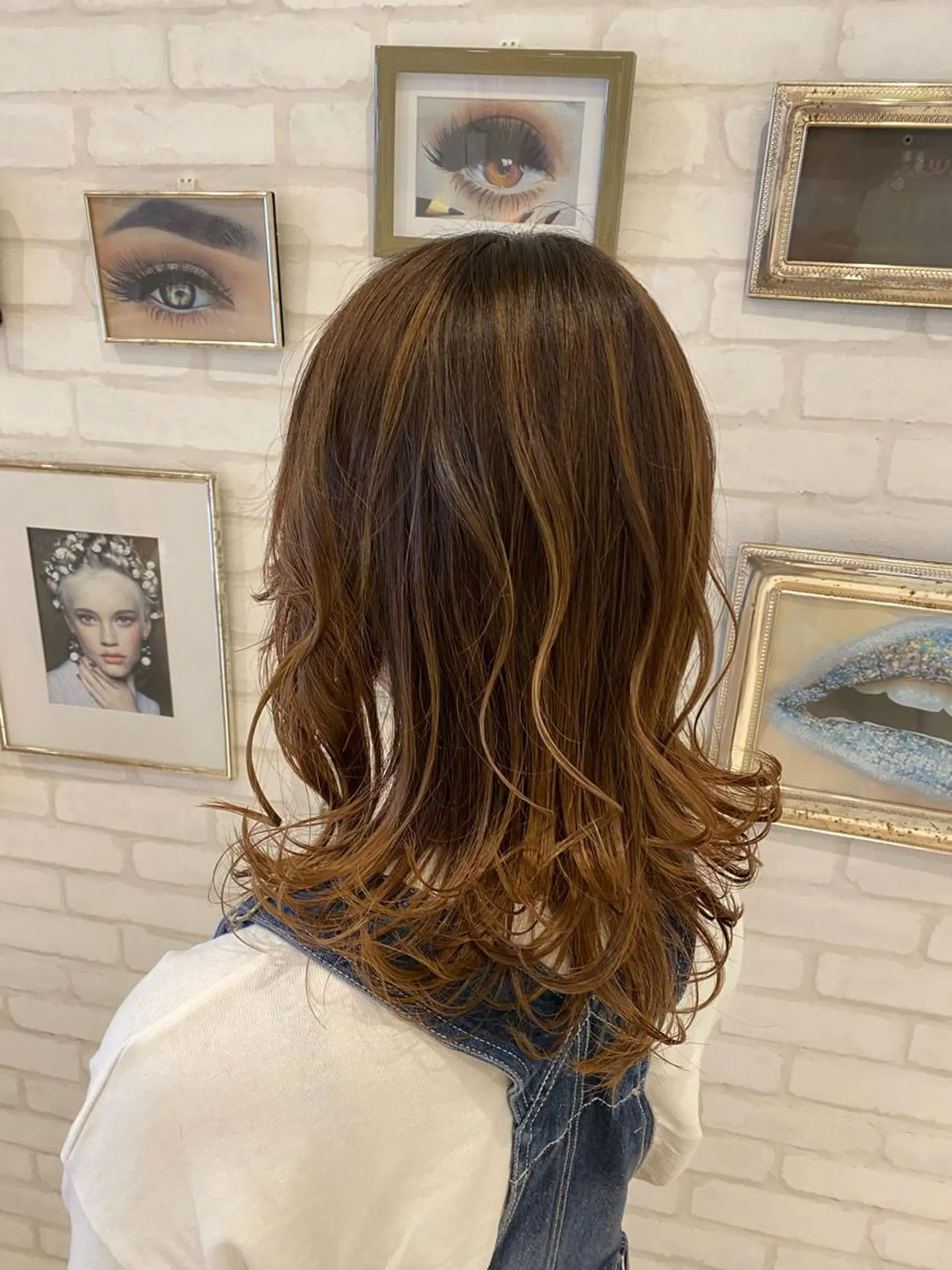 ミディアム 尾崎 優也のヘアスタイル