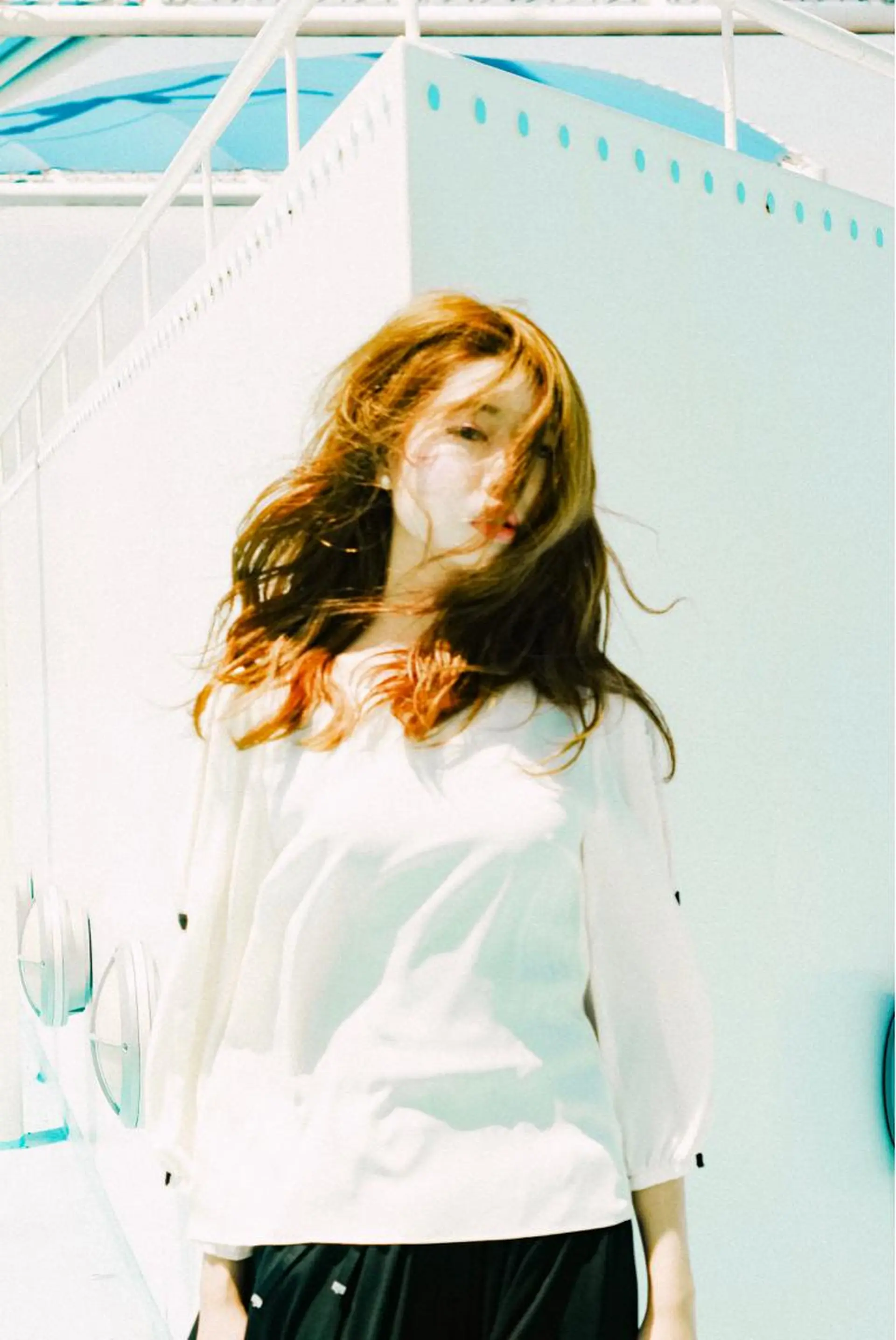 ロング カラー ヘアアレンジ ブリーチ ハイトーンカラー ブリーチなしカラー 【デザイナー】 アシカワカイトのヘアスタイル