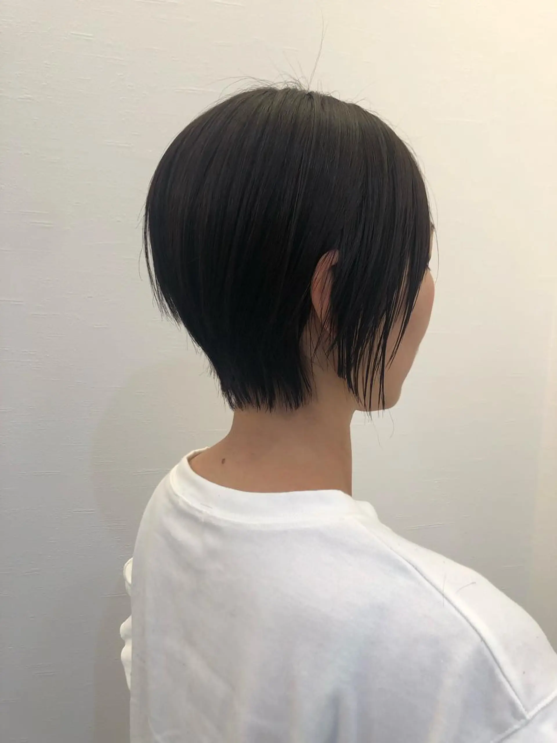 ショート ツノガイ エリのヘアスタイル