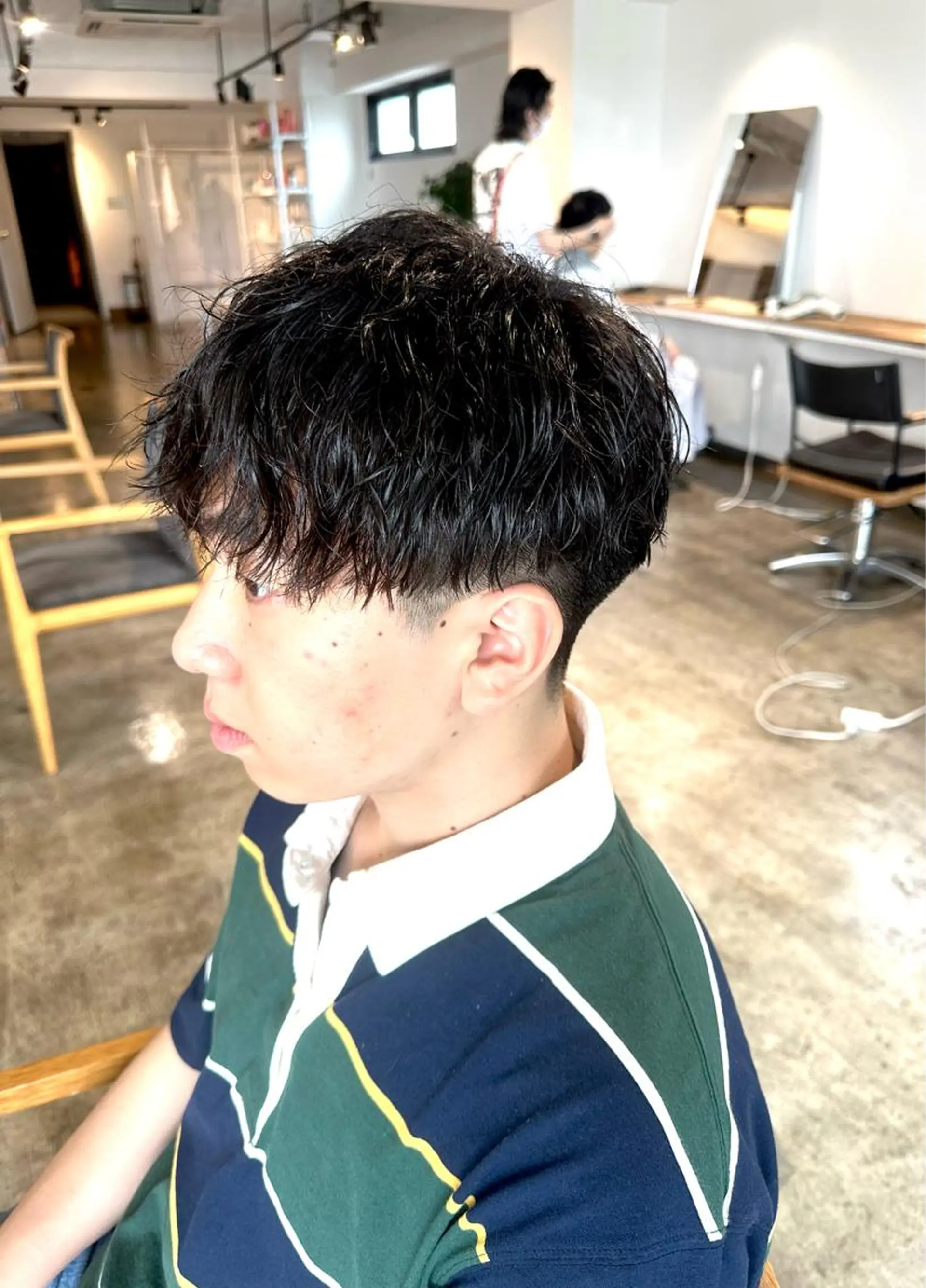 メンズ マッシュ メンズパーマ メンズツイストパーマ 波巻きパーマ ツイストパーマ 骨格補正施術/メンズ 専門美容師/YUYAのヘアスタイル