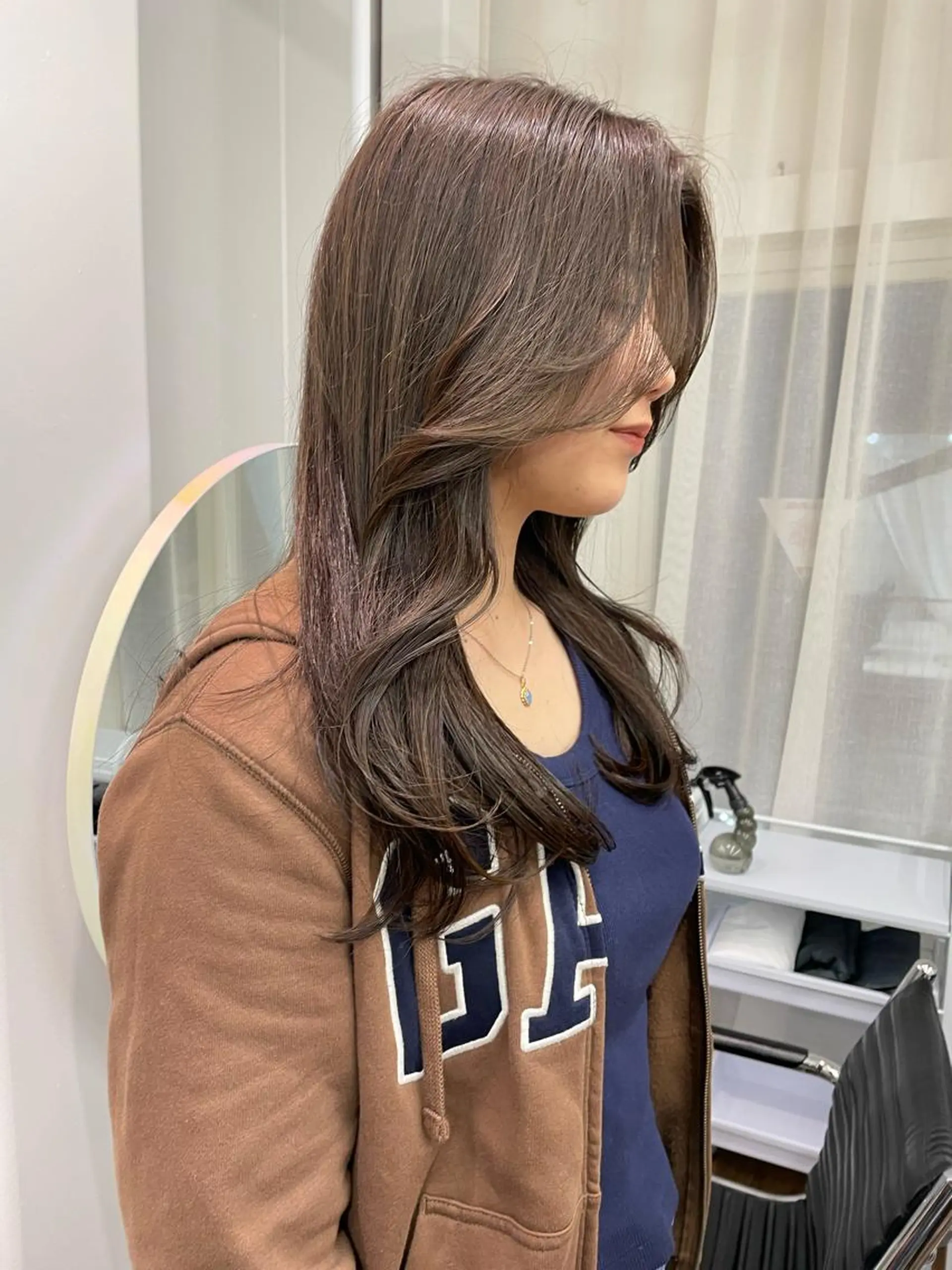 ロング カラー カット ヘアカラー トリートメント レイヤーカット🎀 kanaのヘアスタイル