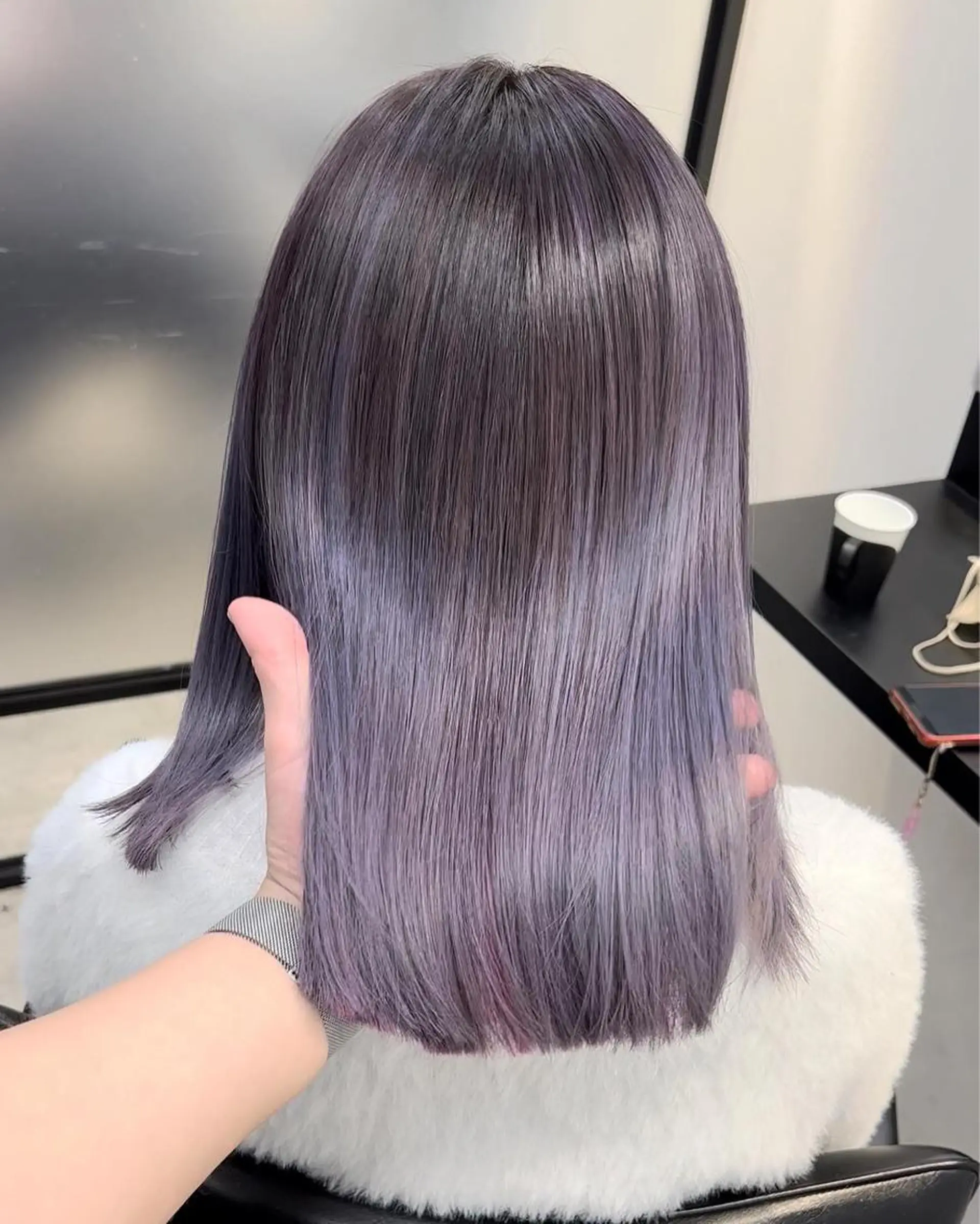 ショート ヘアカラー トリートメント 及川シゲル 髪質改善講師のヘアスタイル