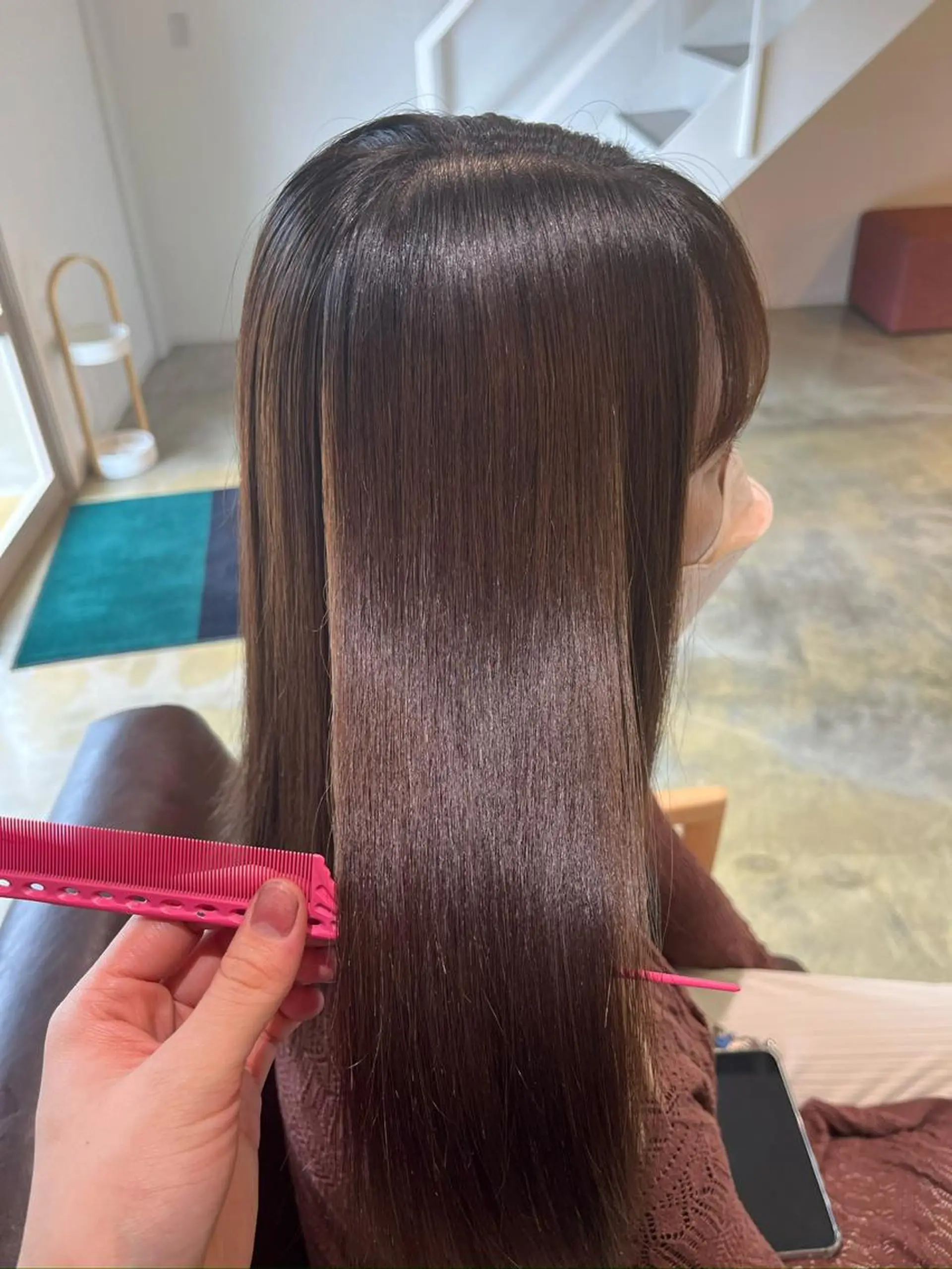 ロング 髪質改善 縮毛矯正 トリートメント 【SASE】大人上品 💍/ユウガ⭐️のヘアスタイル