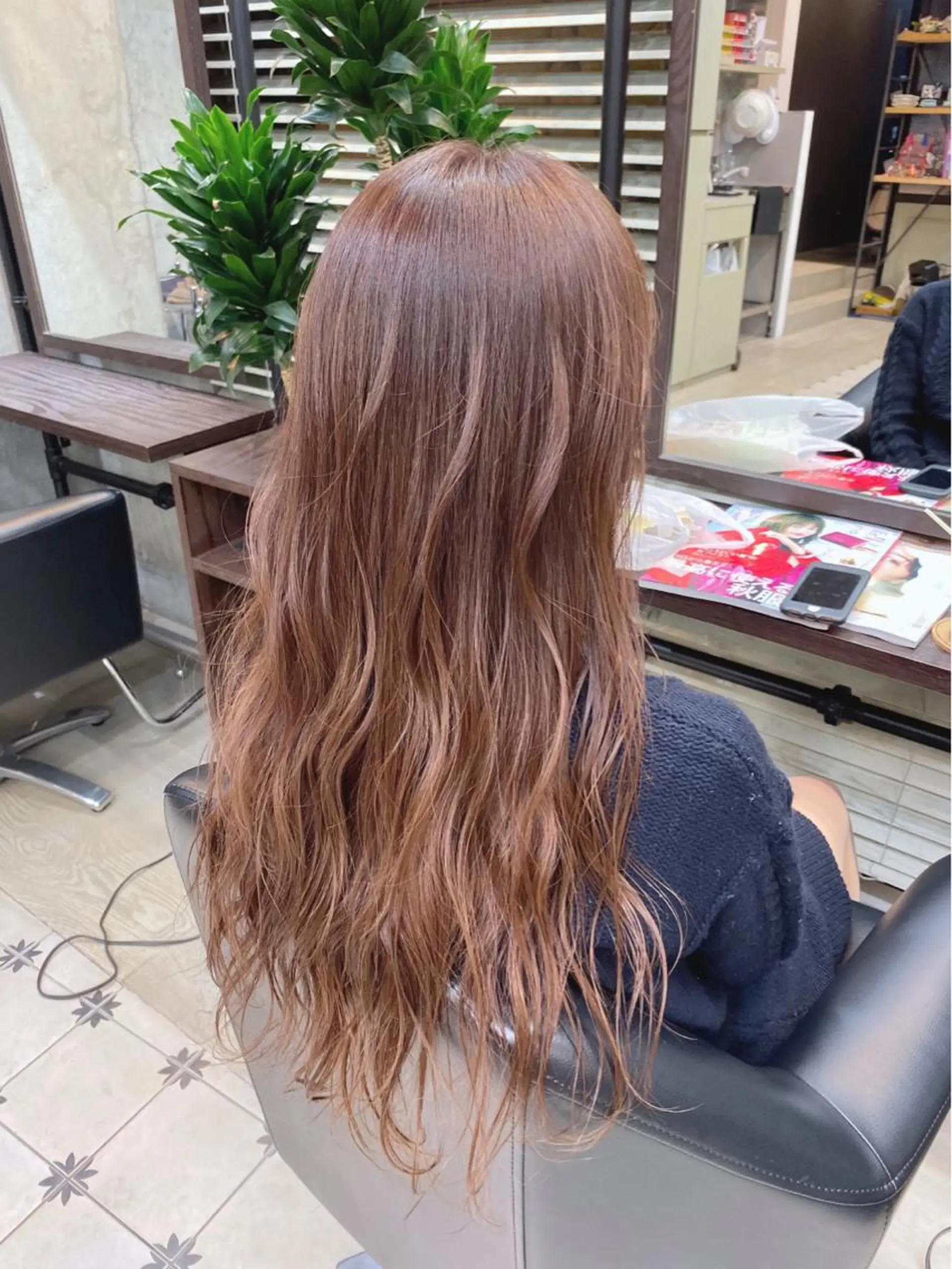 ロング カラー ベージュカラー ピンクカラー ピンクベージュ 韓国ヘア☁️ mitsukiのヘアスタイル