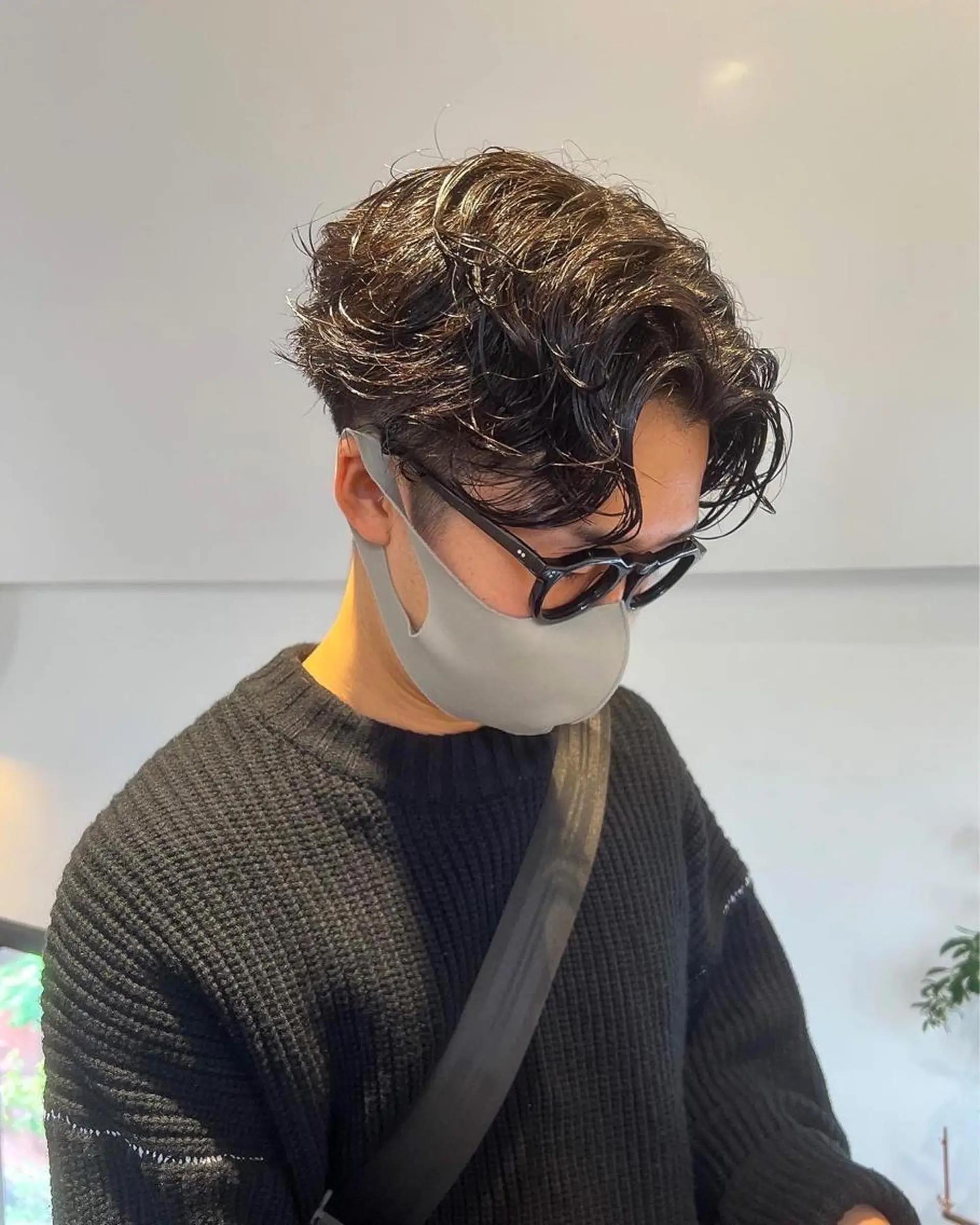 カラー パーマ メンズ カット パーマ スパイキーショート/ メンズヘア/hugeのヘアスタイル