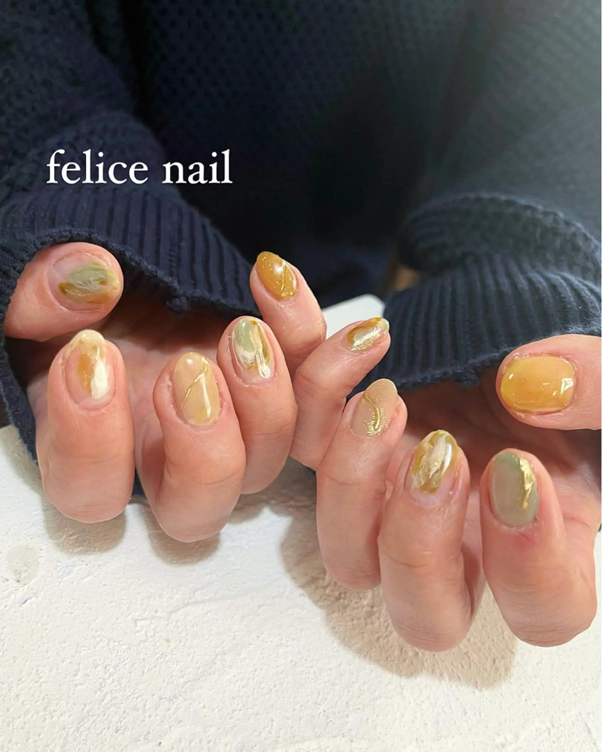 ネイル 春ネイル felice nailのネイルデザイン