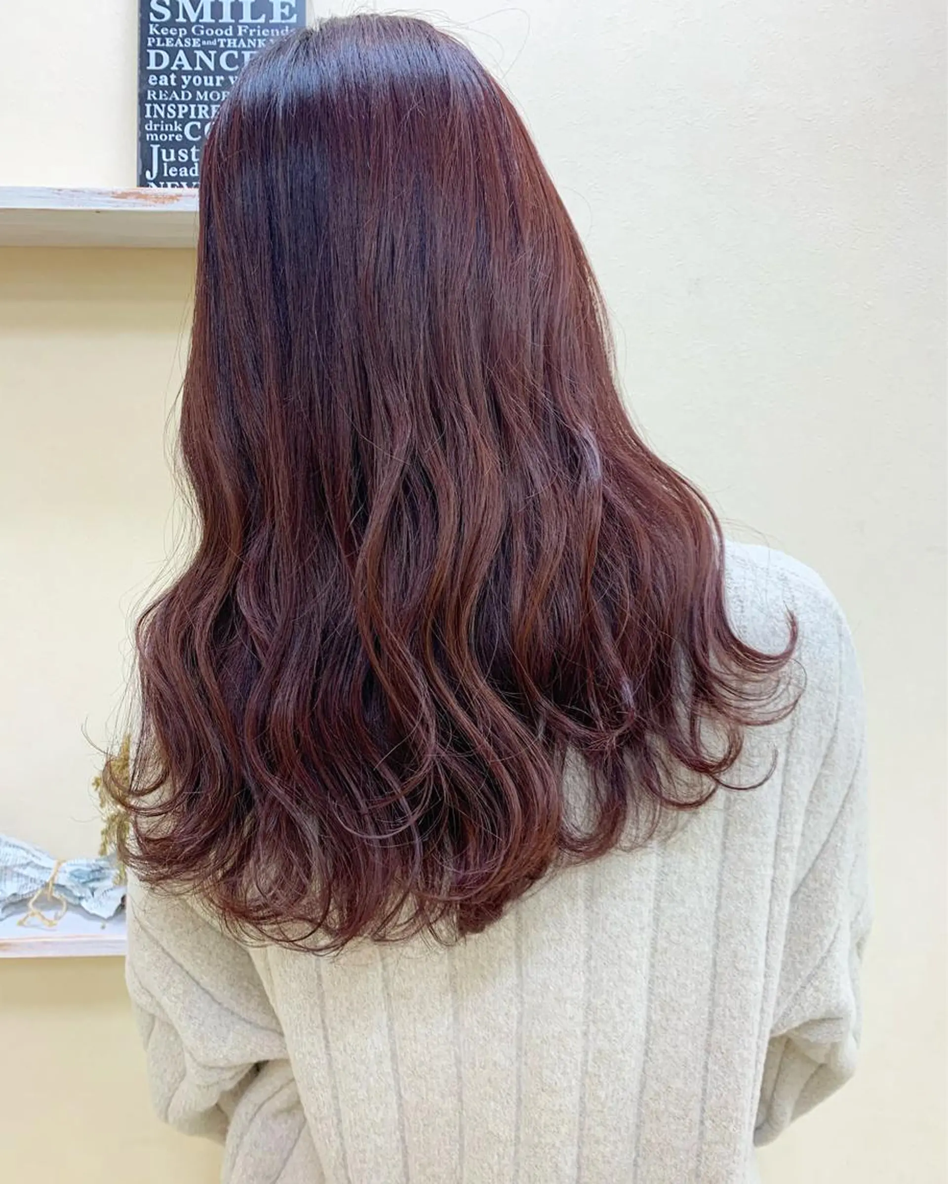 ロング カラー 立川 奈那子のヘアスタイル