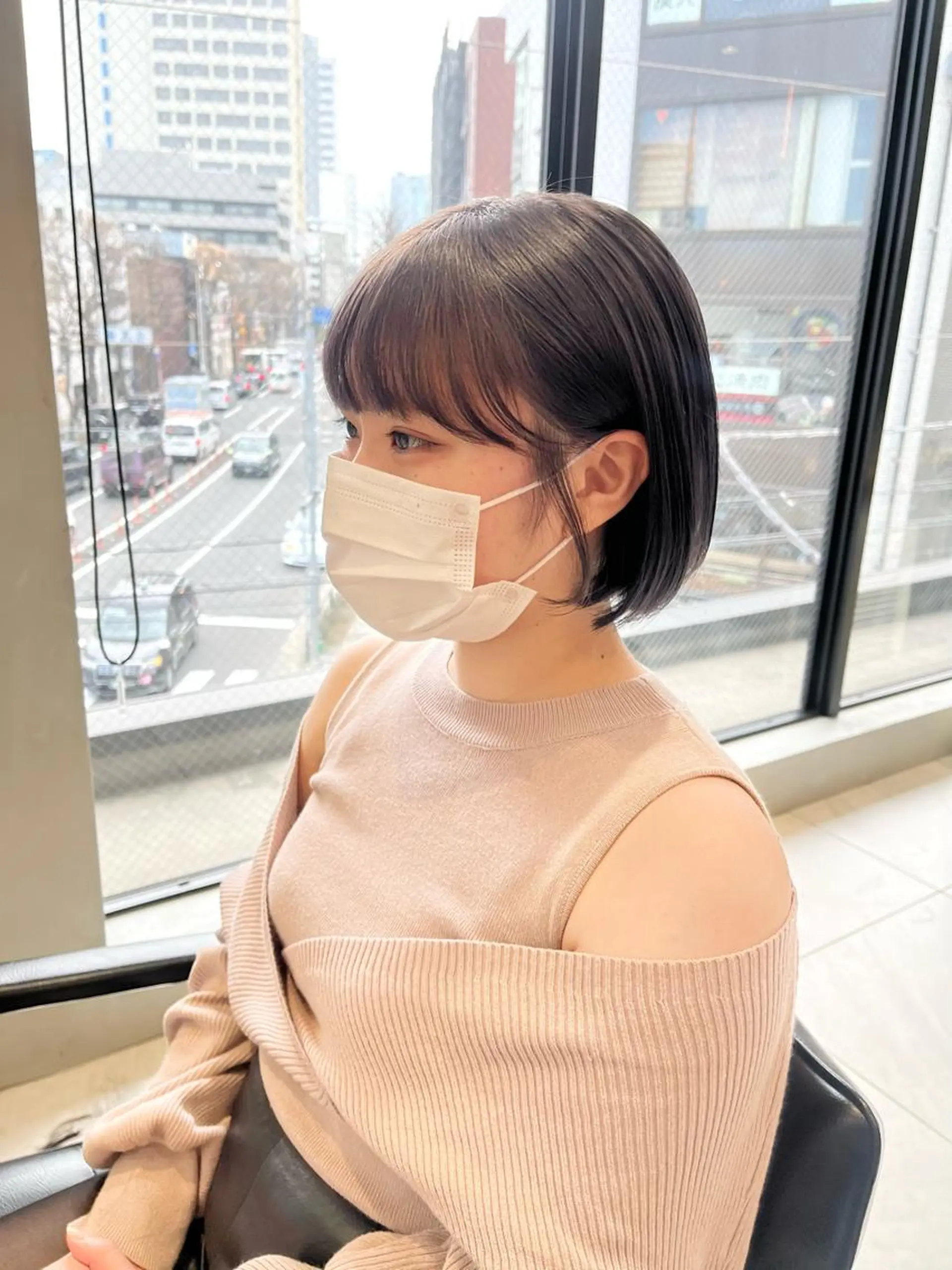 ショート カラー ハイトーンカラー ボブ 🎀艶モテカラー🎀 彩季のヘアスタイル