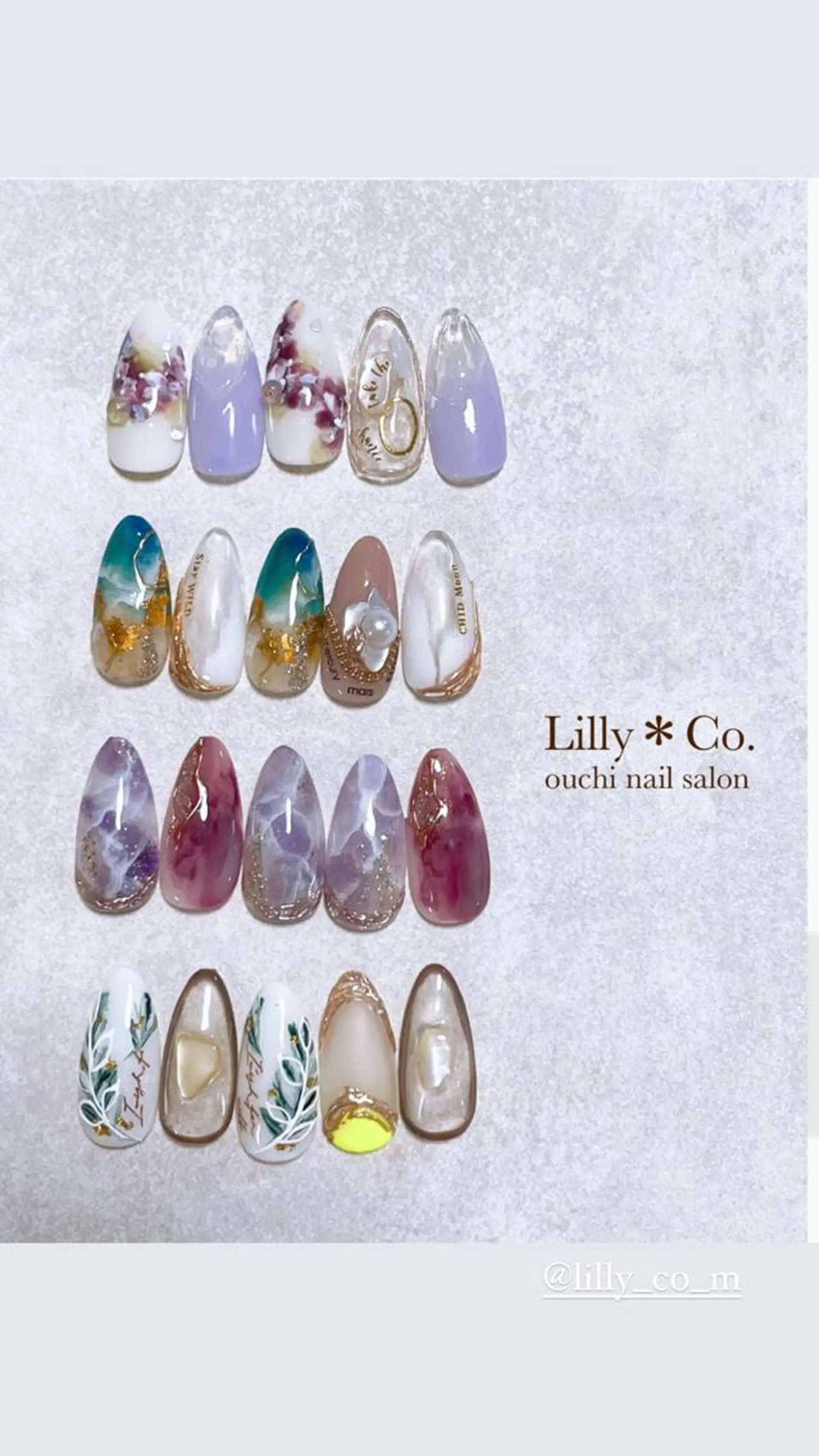 ネイル ハンドネイル ハンドケア Lilly Co.のネイルデザイン