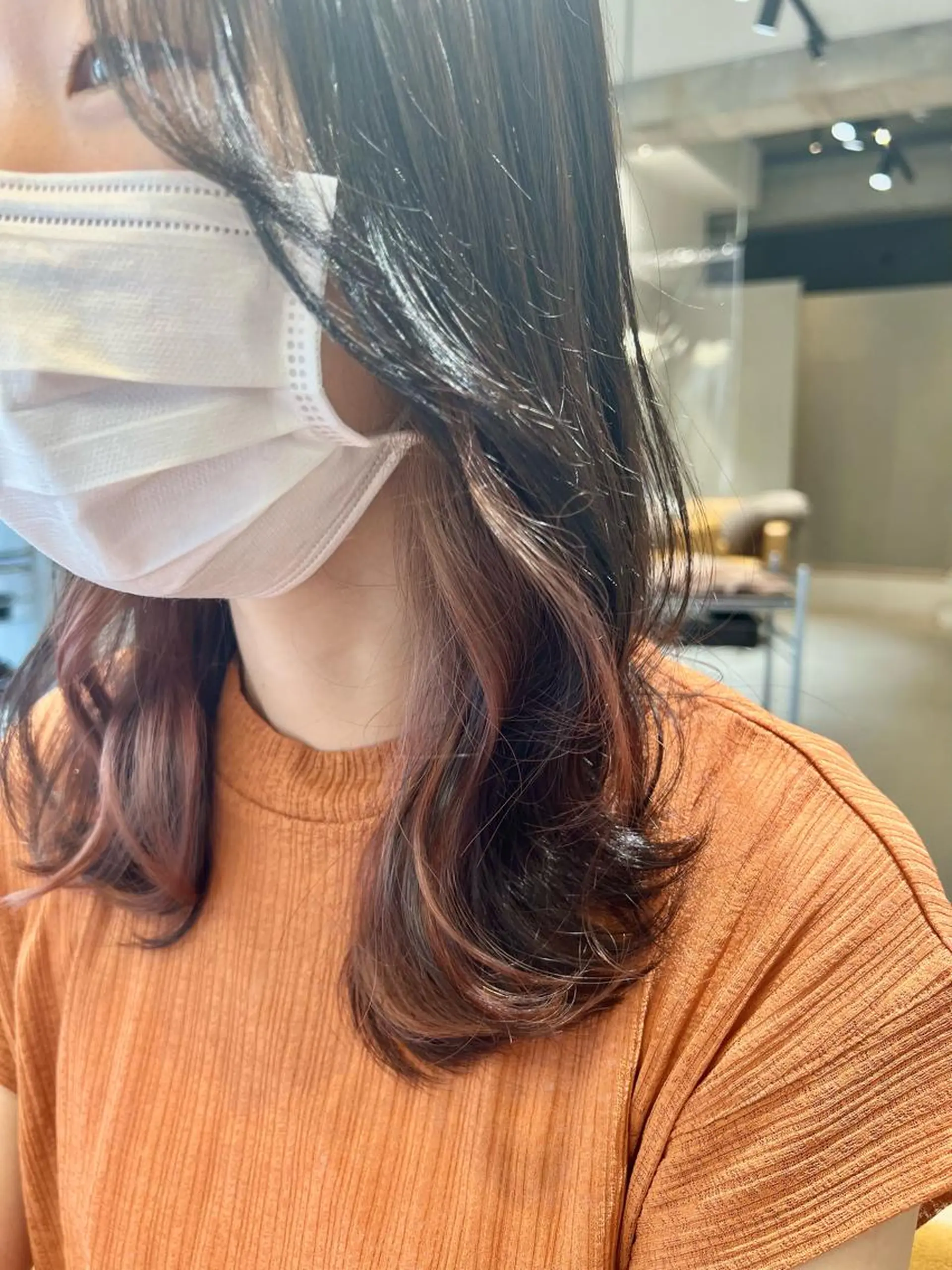 ミディアム カラー 縮毛矯正×艶カラー /中村勇太のヘアスタイル