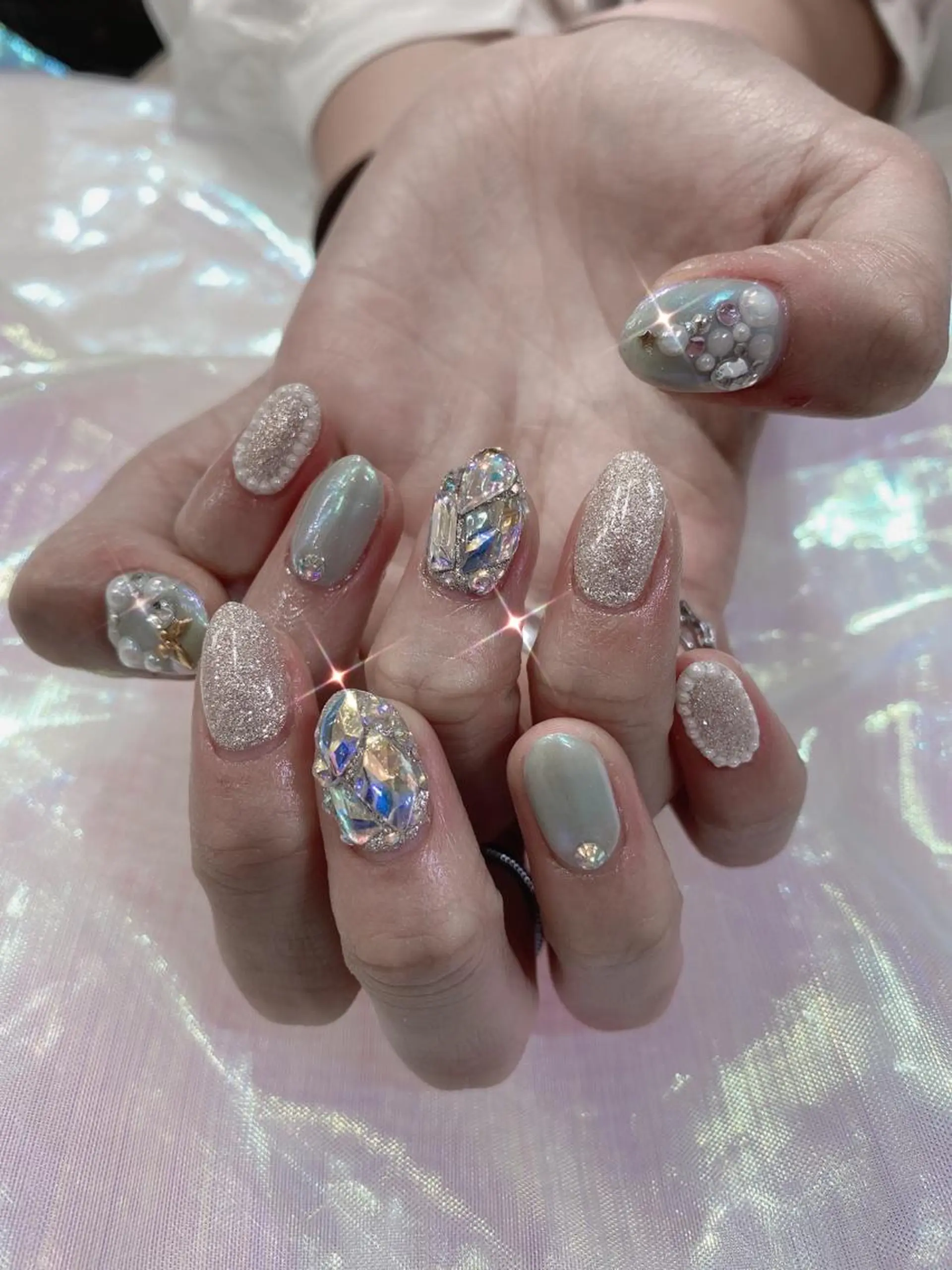 ネイル ジェルネイル 冬ネイル クリスマス Nail&Eye lash Nanaのネイルデザイン