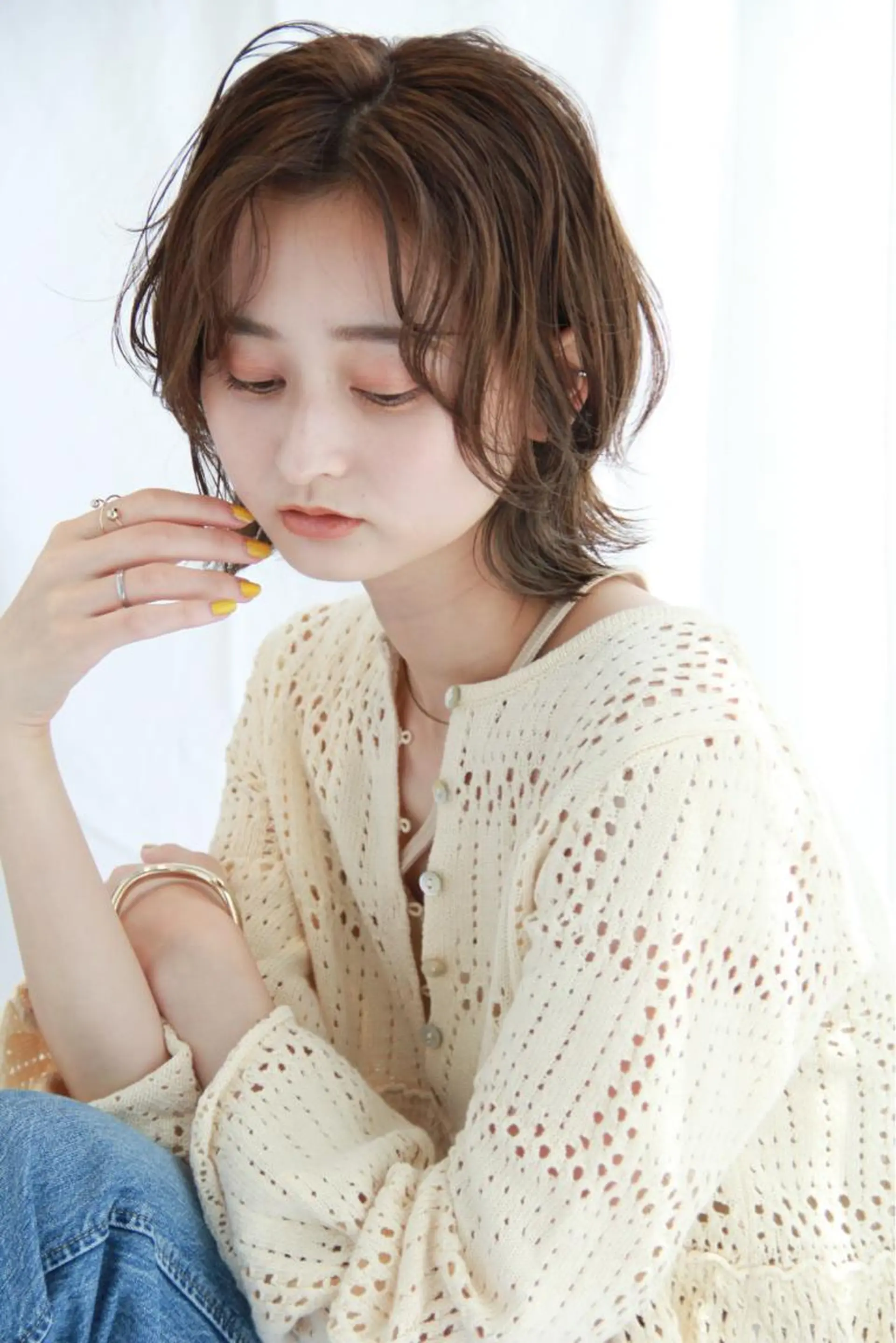 ショート ヘアカラー トリートメント 🩵FERIA 桃山台　足立あゆみのヘアスタイル