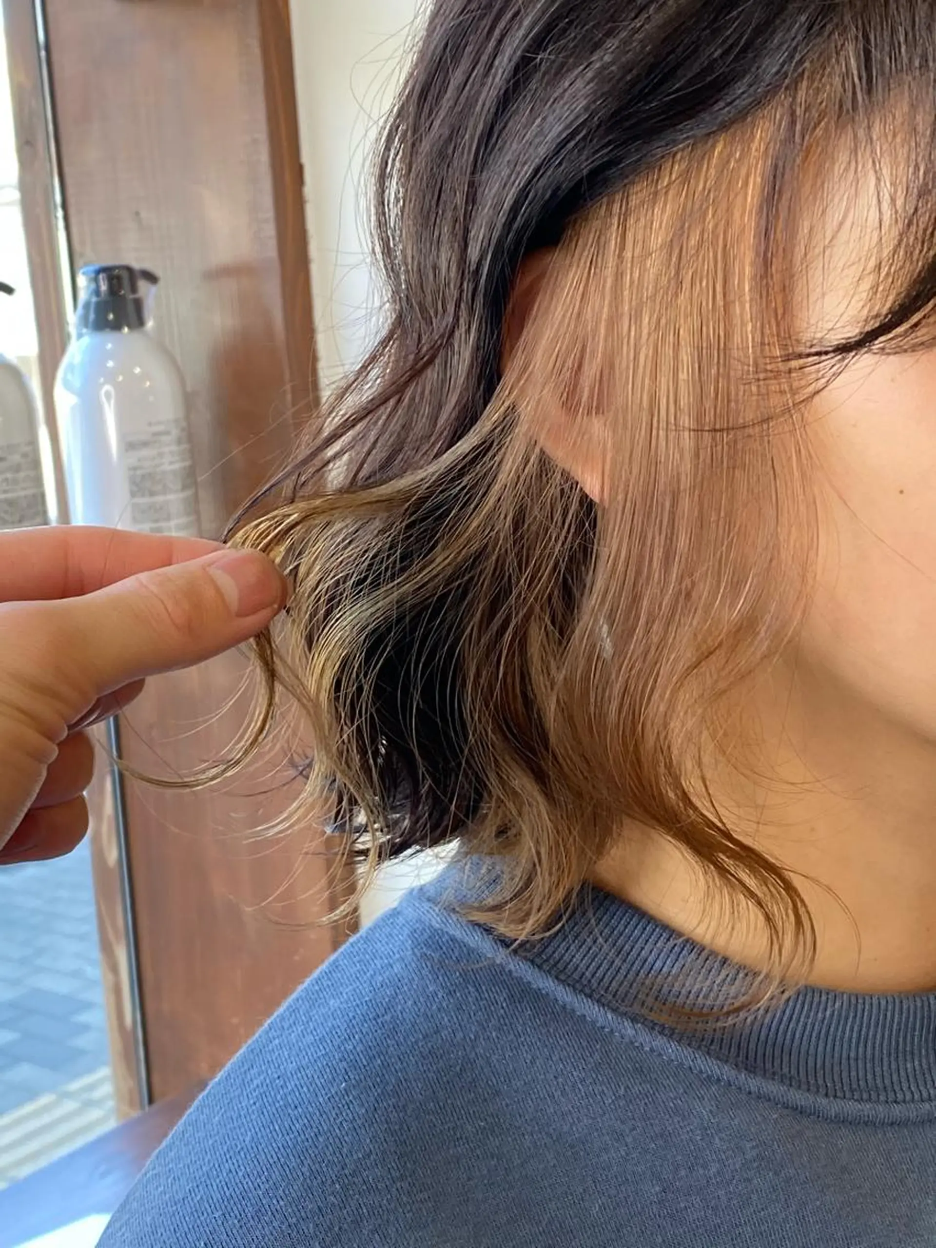 カラー ベージュカラー ブリーチ 梅田中崎町髪質改善 /オキヒロト/エコルのヘアスタイル