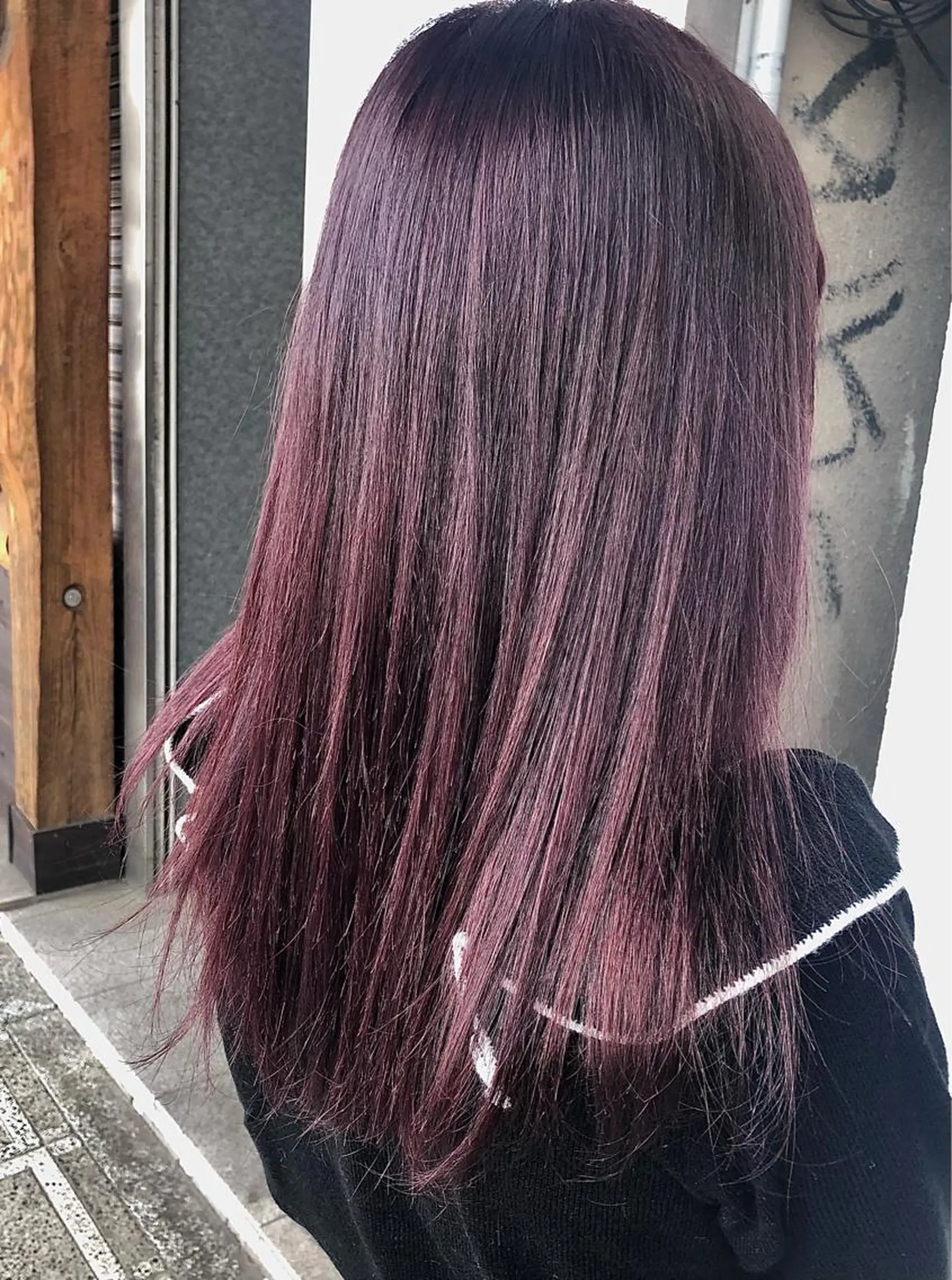 カラー ダブルスキルエクステ /羽エクステ白石宇由のヘアスタイル