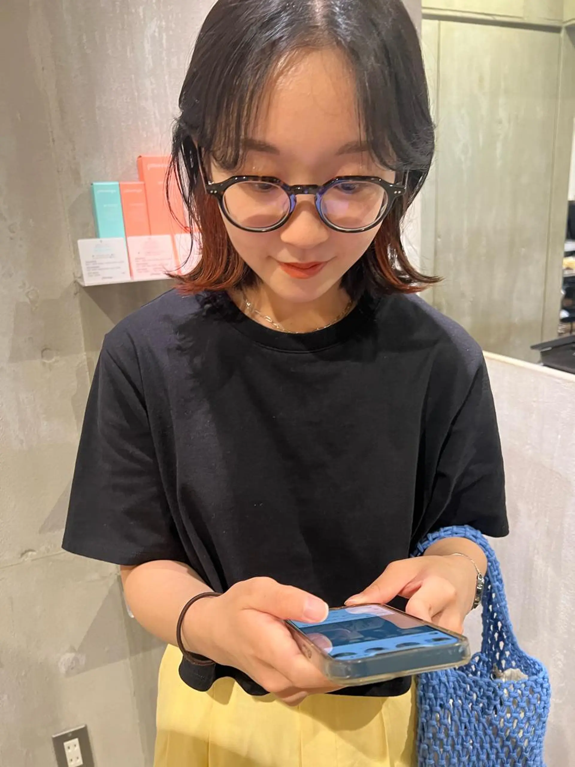 カラー 杉岡 ちさのヘアスタイル