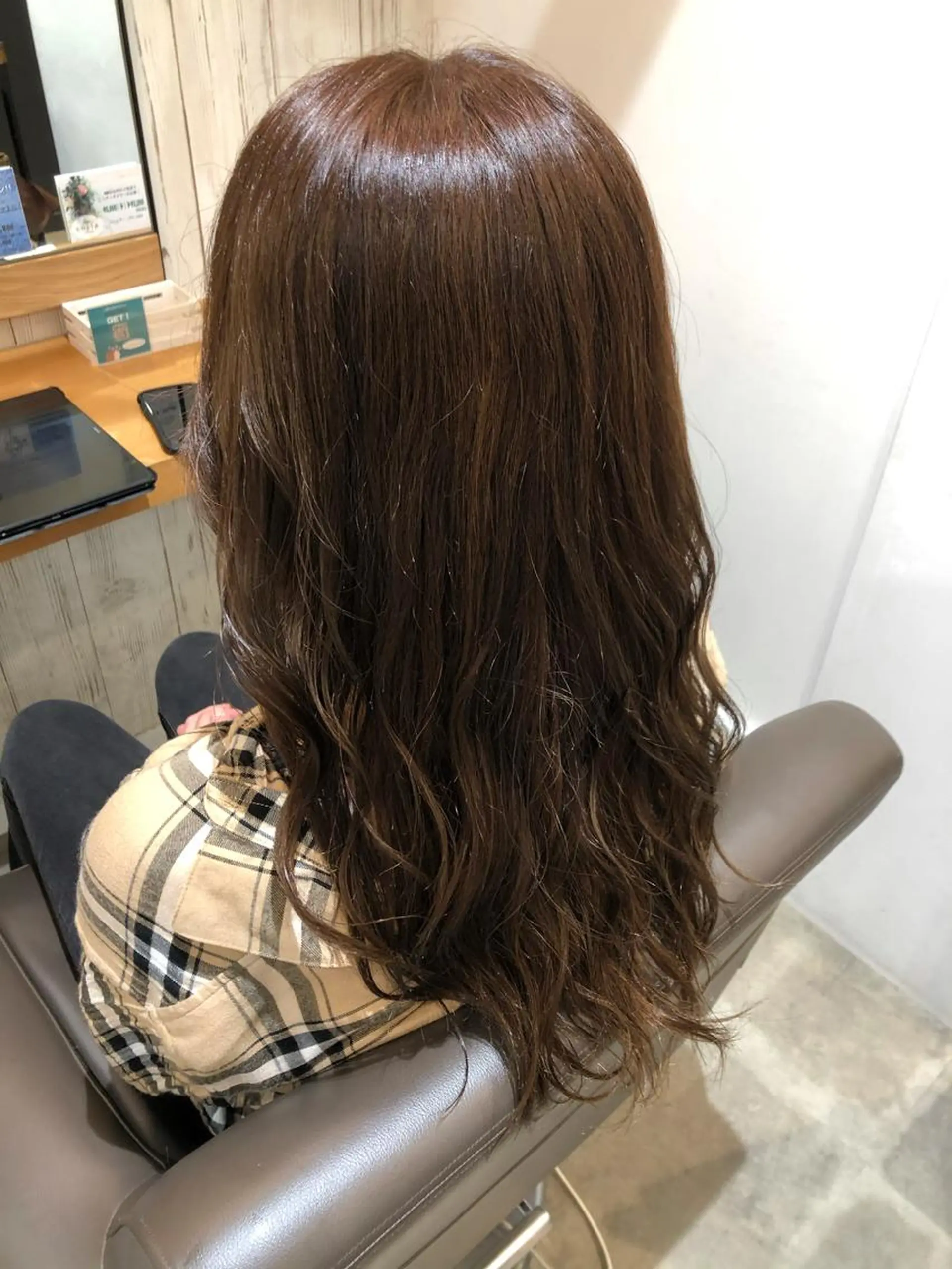 ロング カラー ブラウンカラー 高木 櫻のヘアスタイル