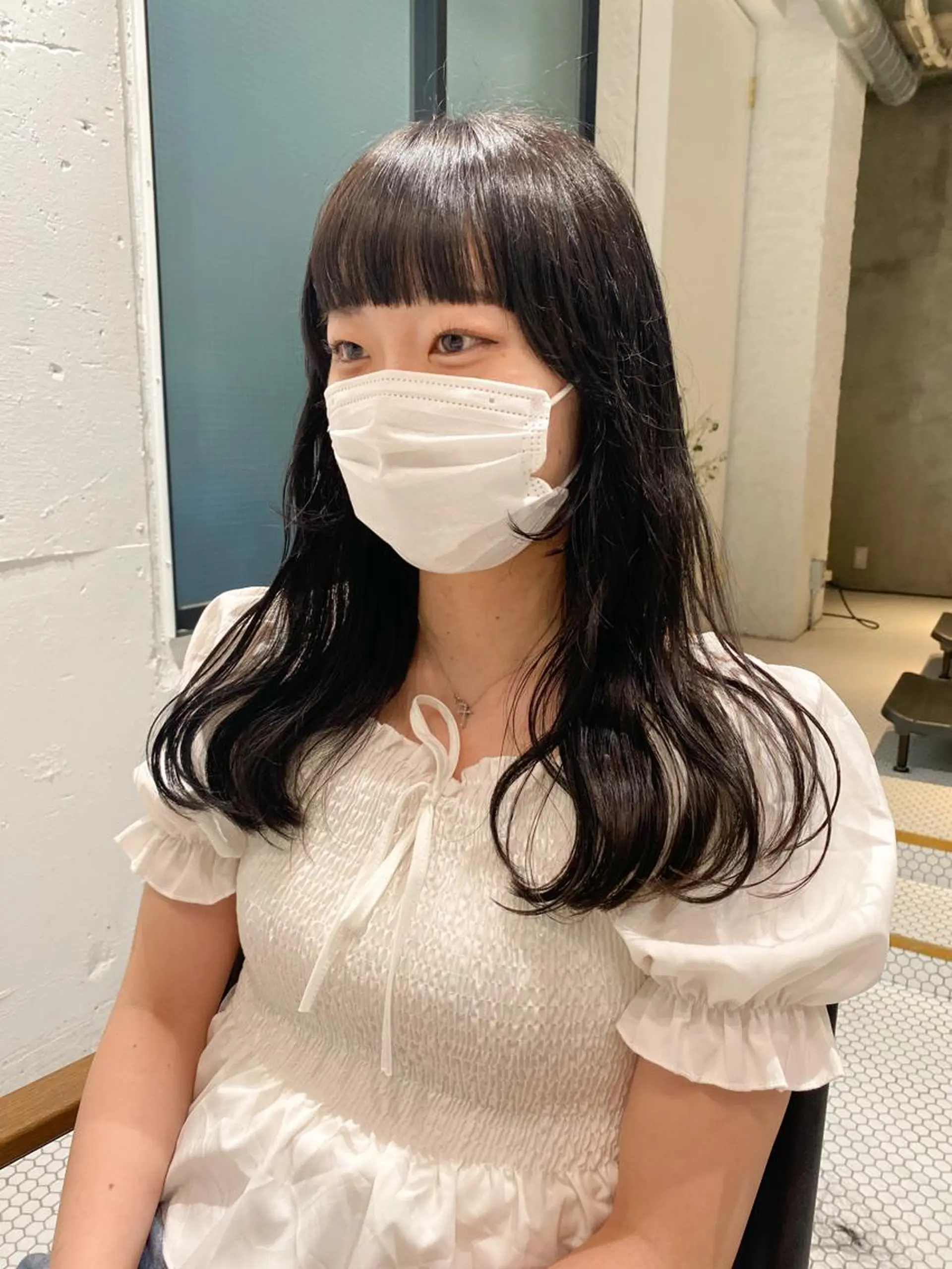 ロング カラー パーマ ヘアアレンジ メンズ キッズ ネイル マツエク・マツパ メンズ韓国風 韓国風マツエク 韓国風ヘア 韓国ネイル パーマスタイル🔅 sayacaのヘアスタイル