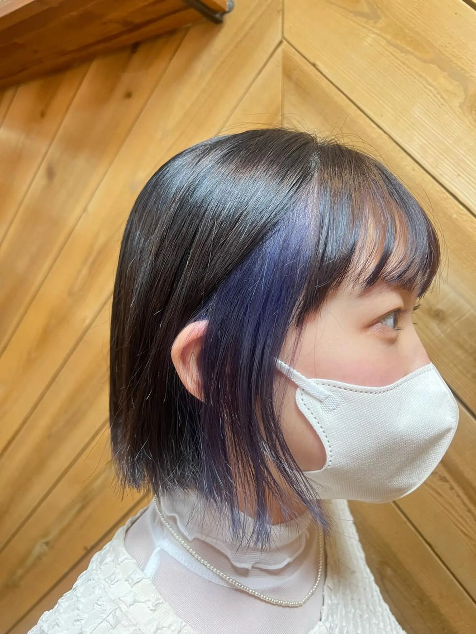 ショート カラー インナーカラー ラベンダーカラー Topstylist YUKIのヘアスタイル