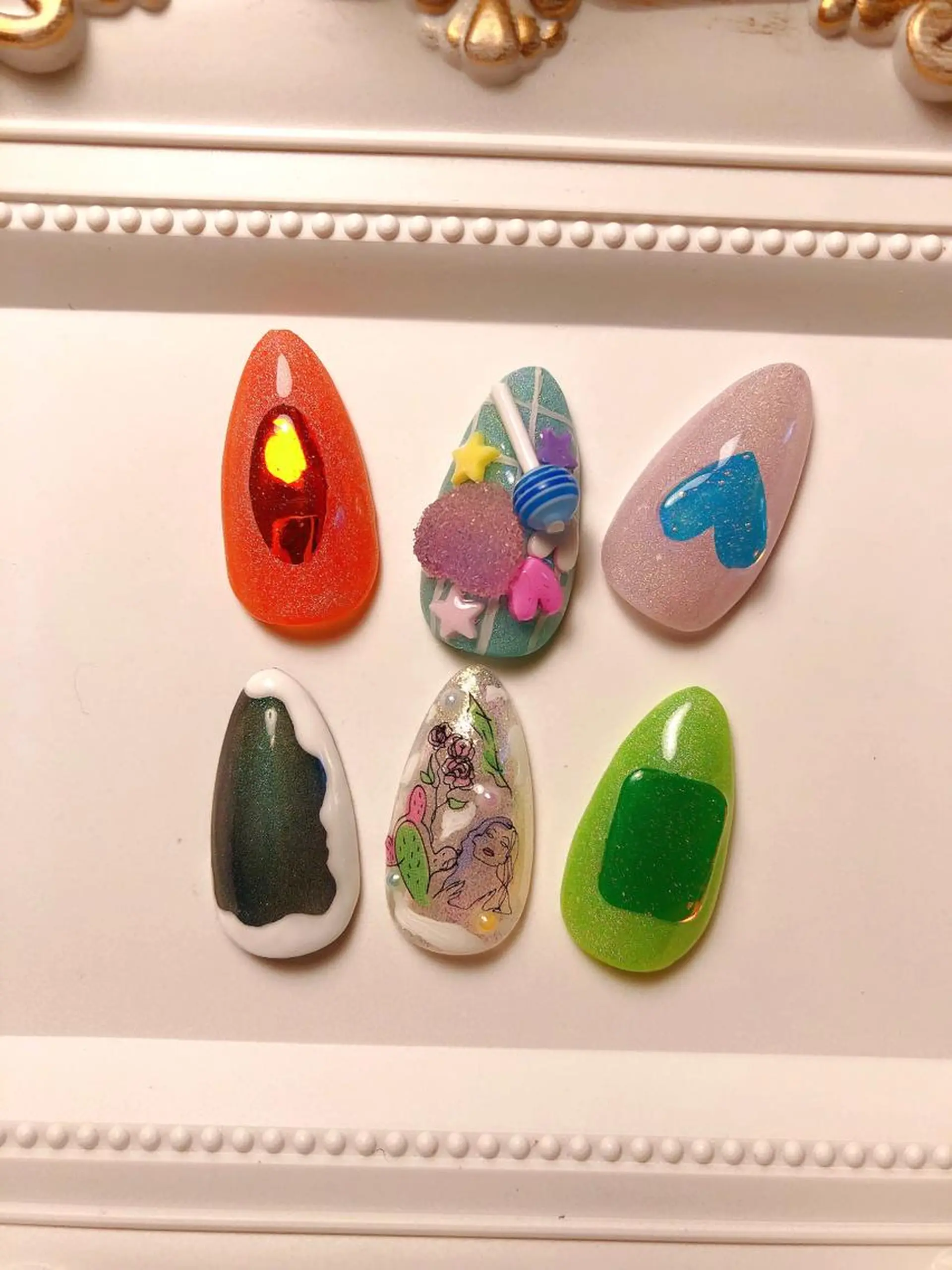 ネイル アートネイル ハンドネイル 🍭Kiara Nail🍭のネイルデザイン