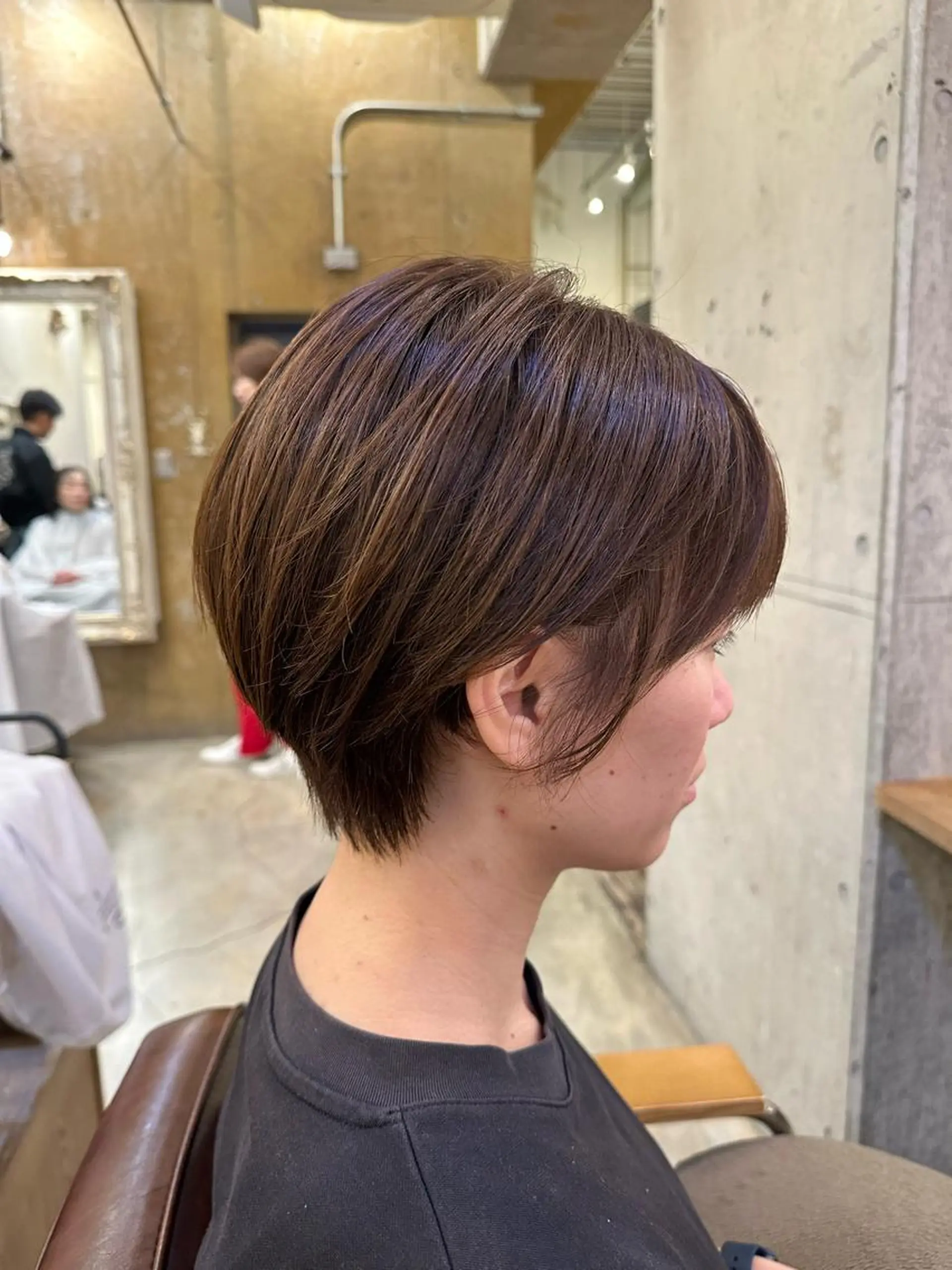 ショート カラー 石綿 大和のヘアスタイル