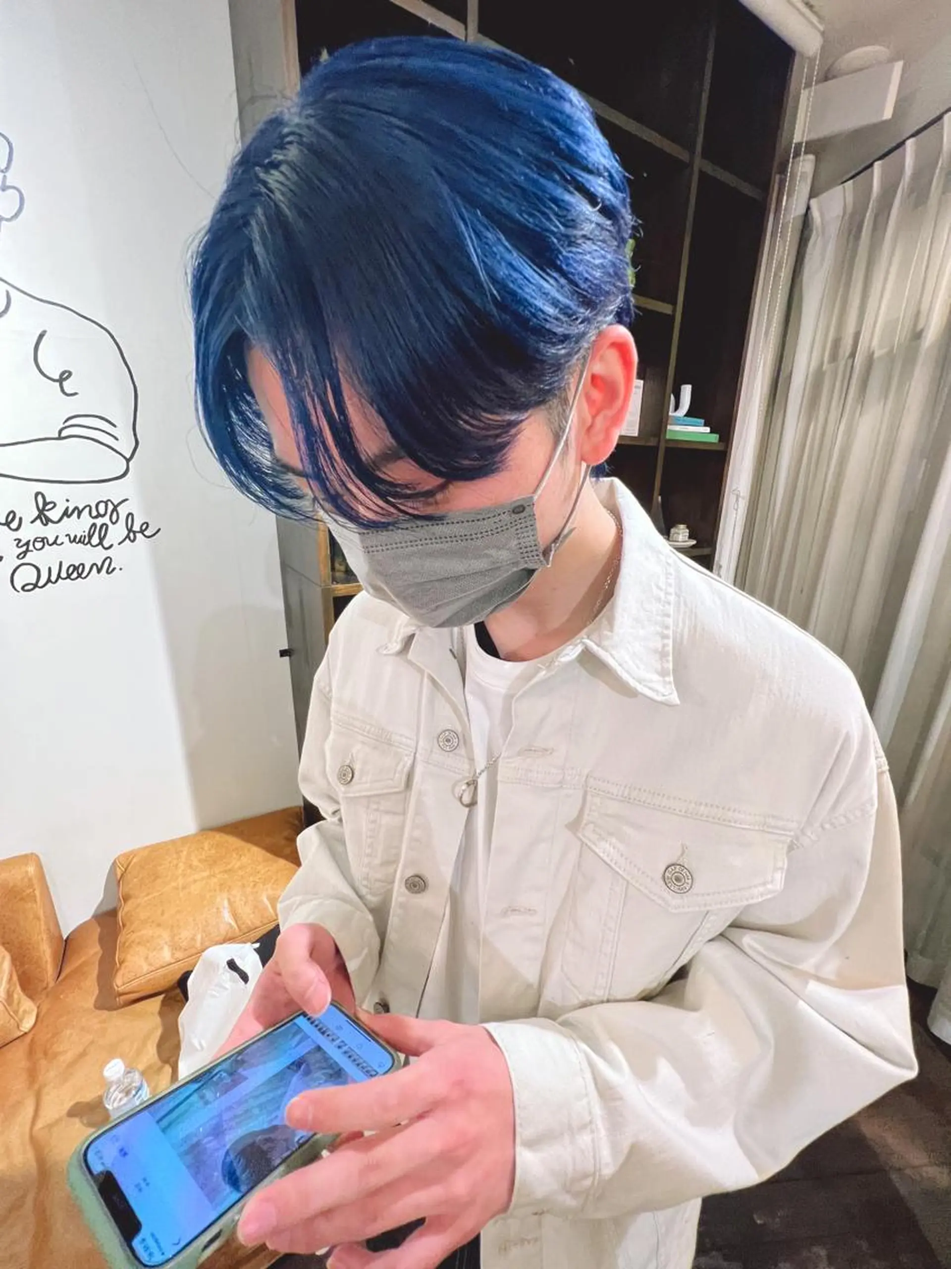 カラー メンズ メンズブリーチ ブリーチ 🌈ケアブリーチ🌈 おぐまなつきのヘアスタイル