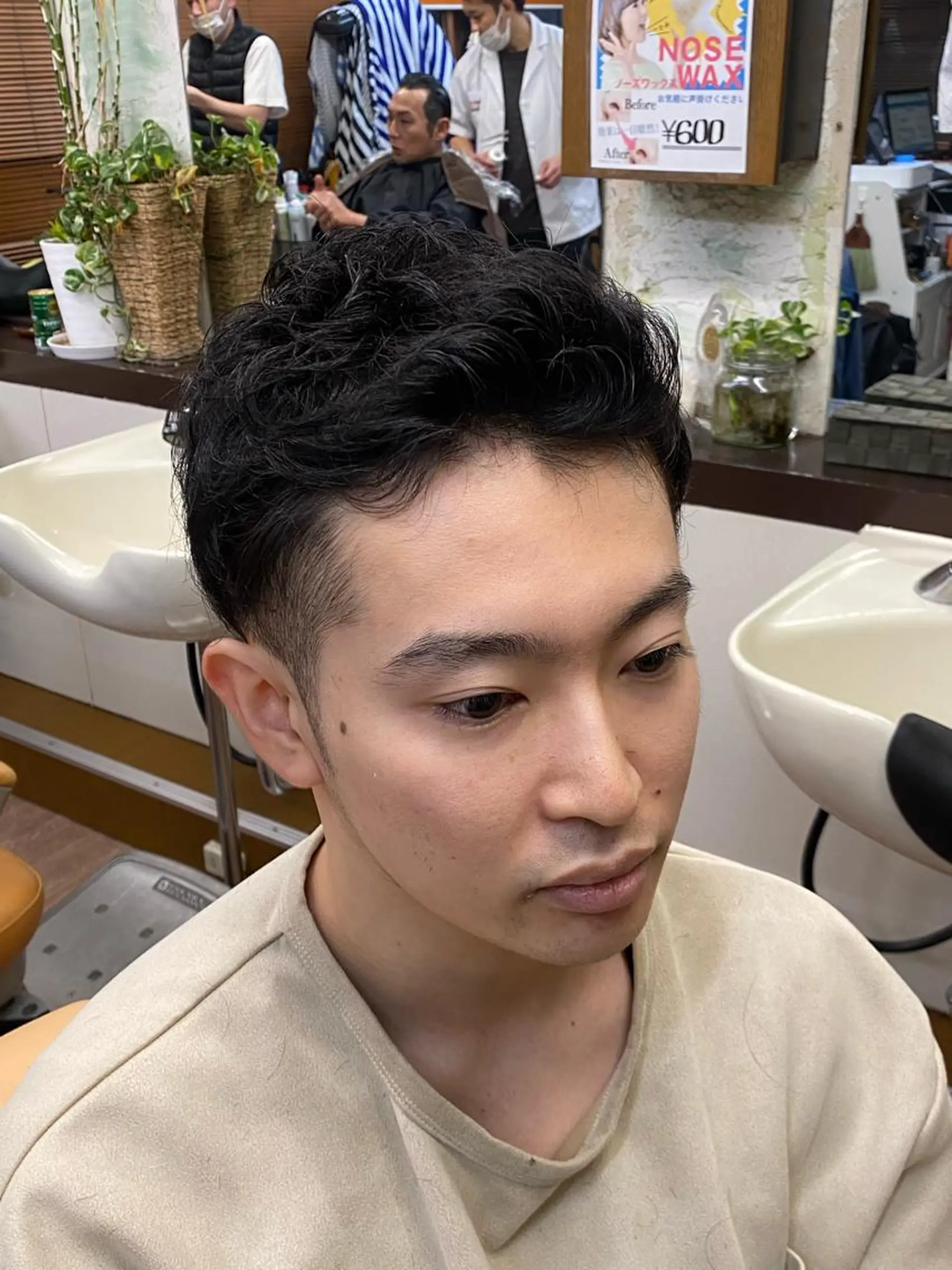 ショート 似合わせパーマ🌀 リュウノスケのヘアスタイル