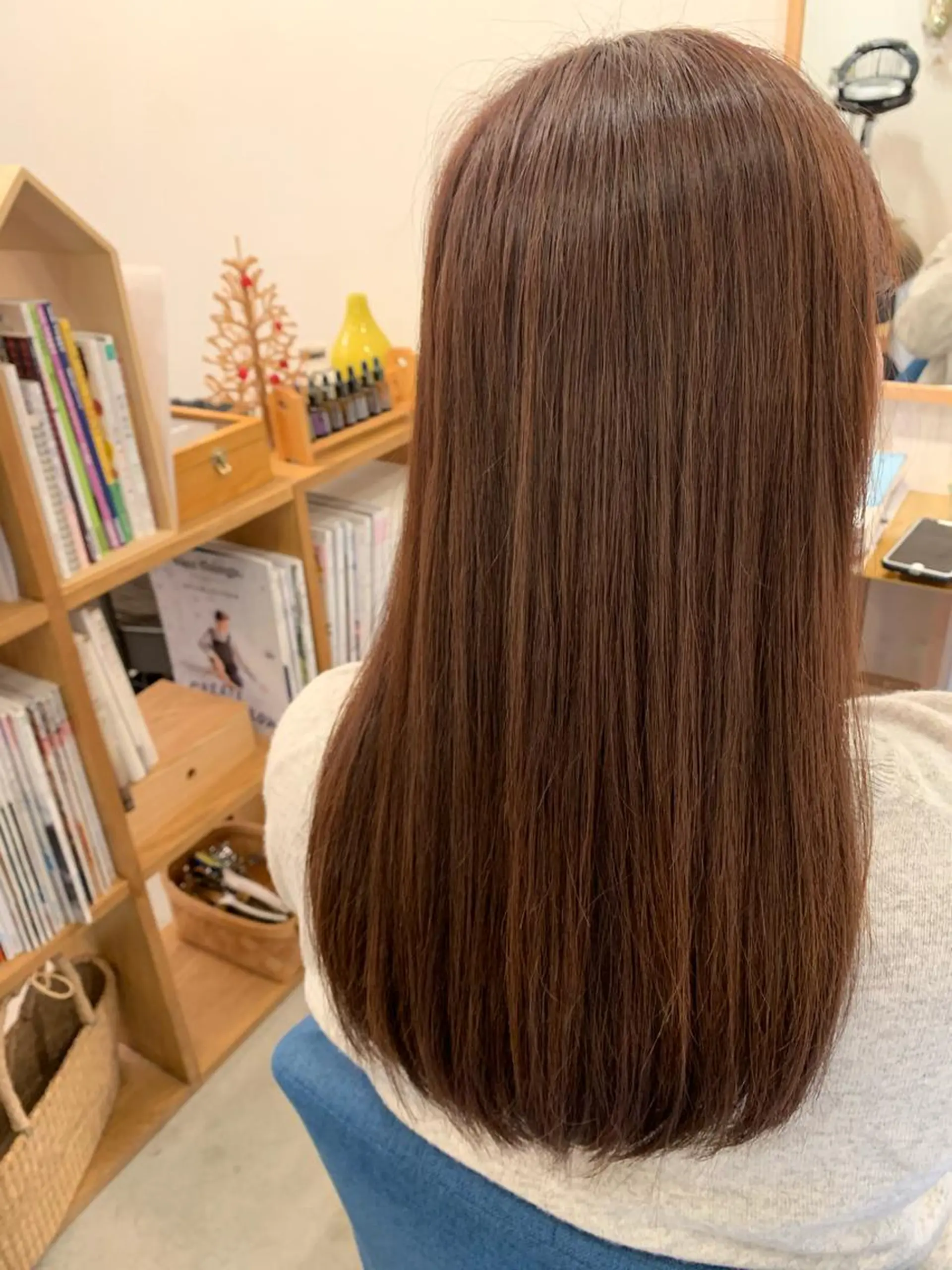 ロング カラー 【髪質改善】【美髪】 【ツヤ髪】ほしのちりのヘアスタイル