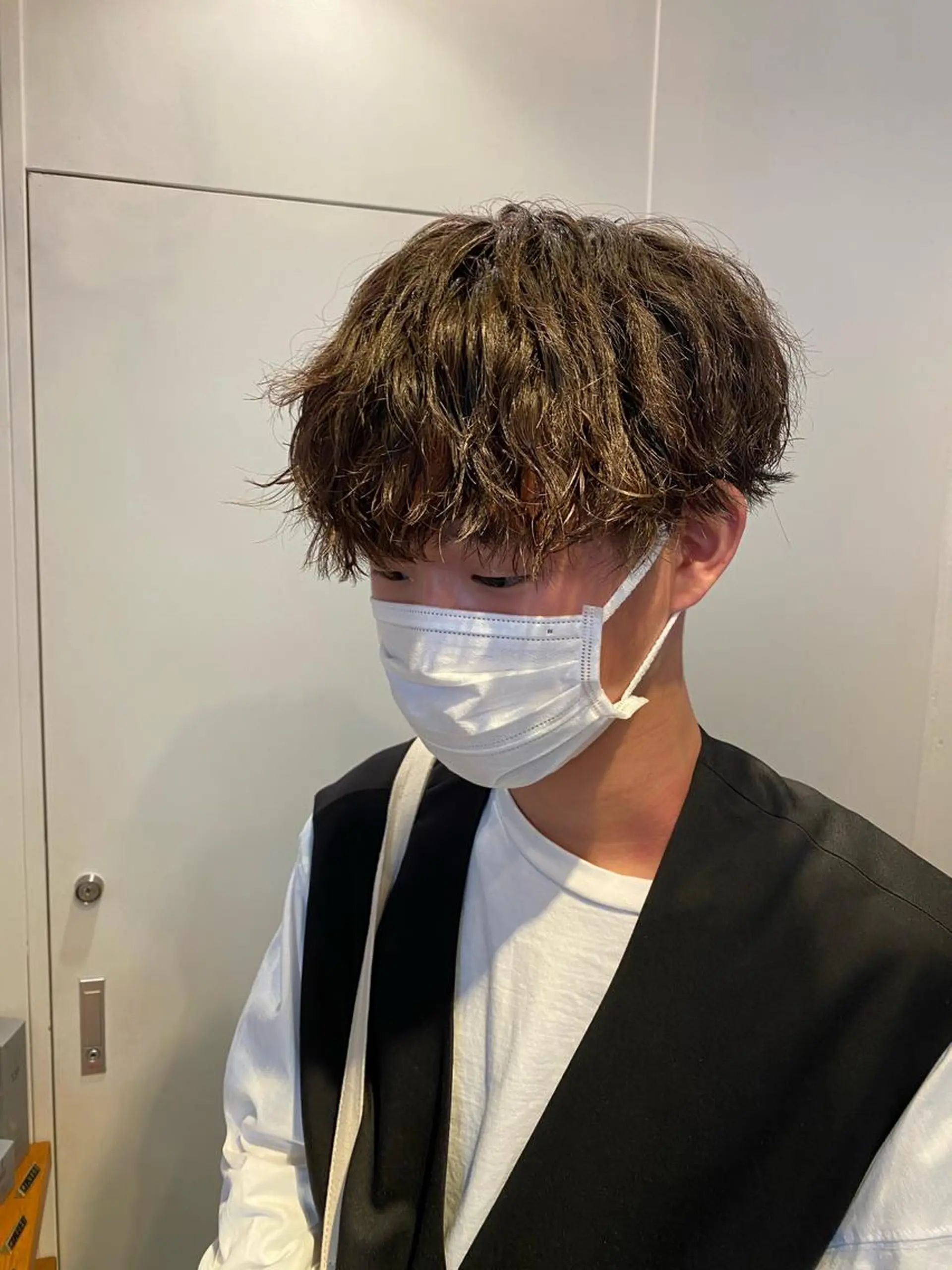 ショート パーマ メンズ JINKIメンズ特化 メンズカットパーマのヘアスタイル