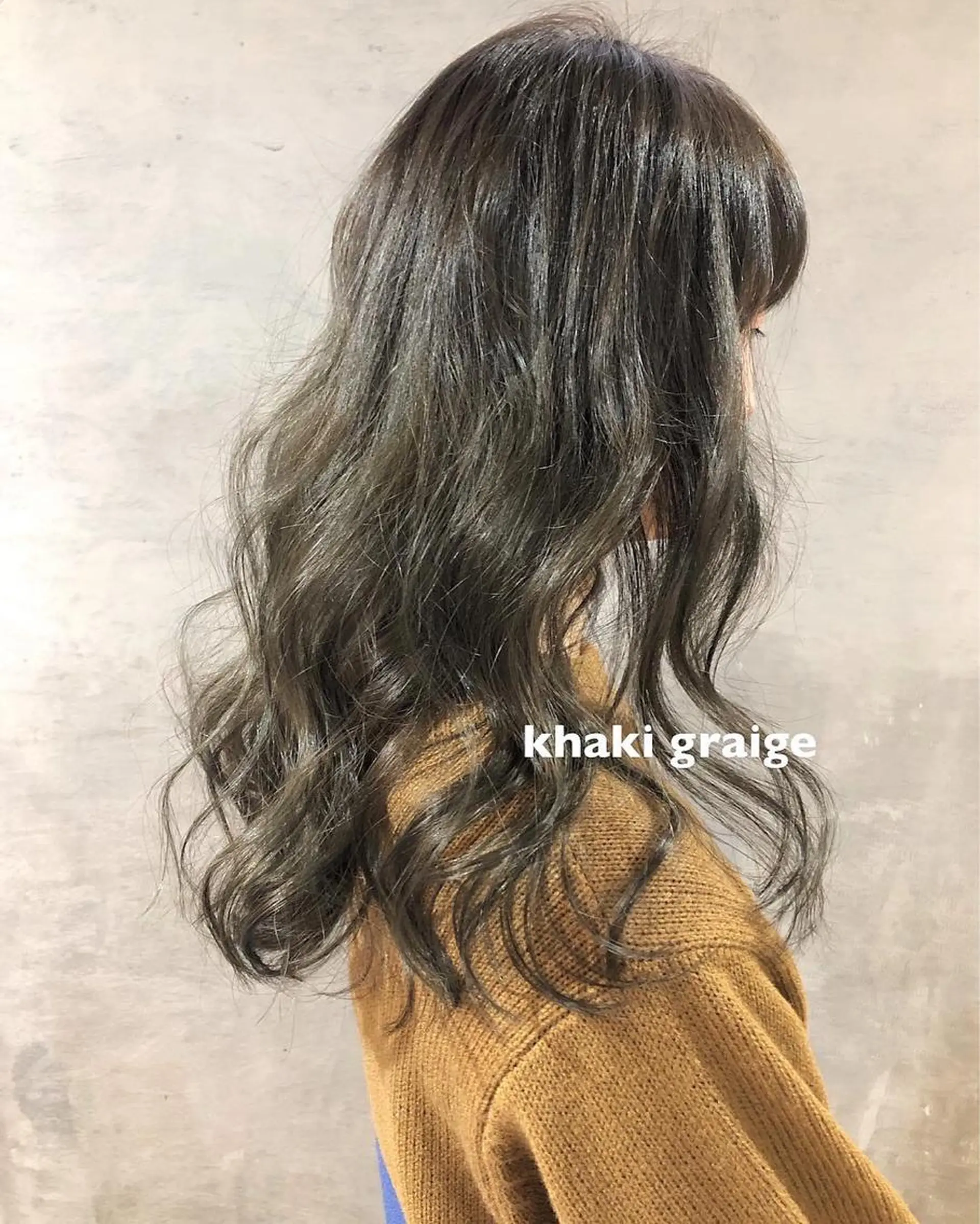 ロング カラー カット ヘアカラー トリートメント ツキノキ ミナのヘアスタイル