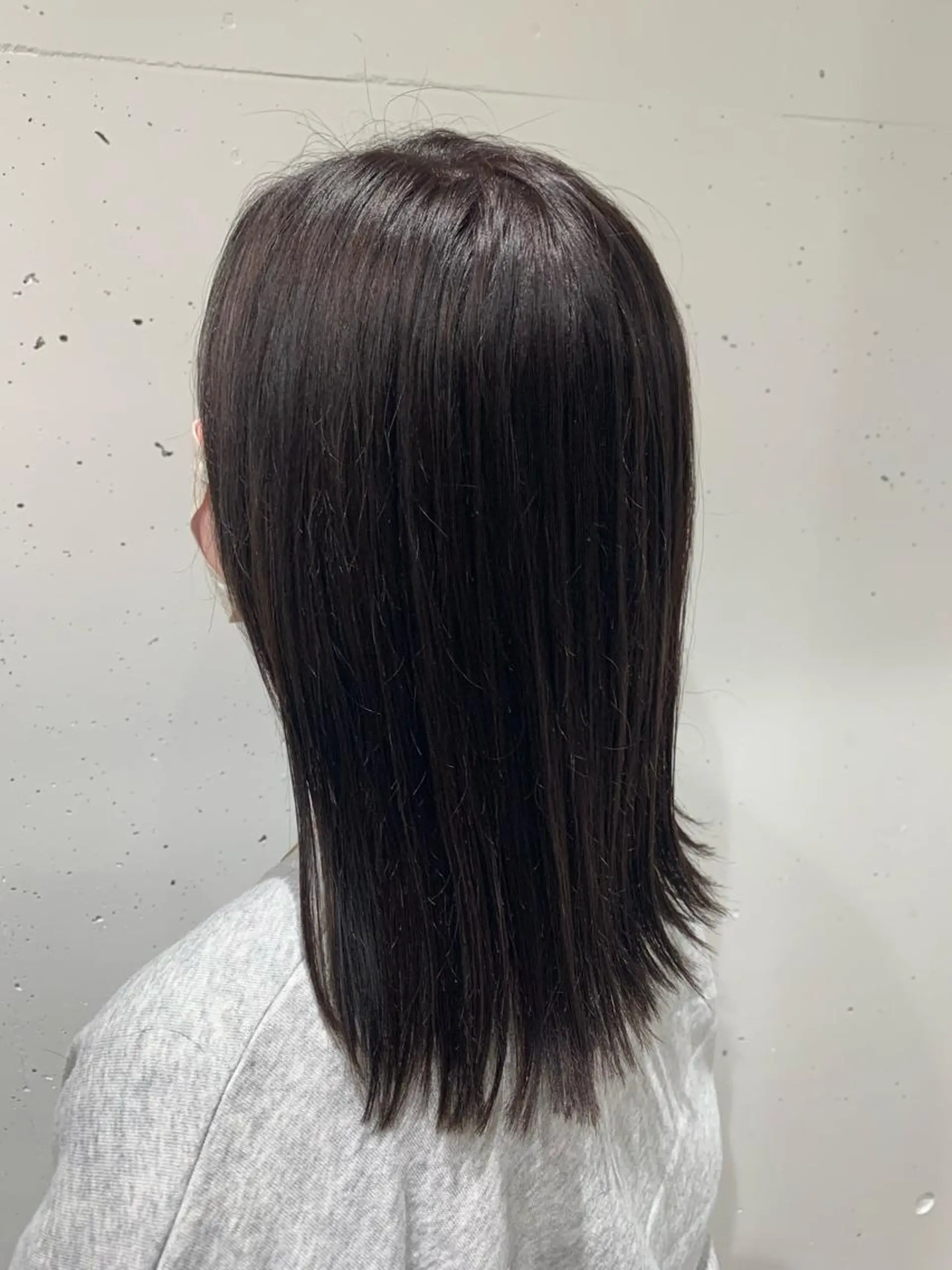 ミディアム カラー 透明感カラー ハイライトカラー ハイライト 澤井 佑果のヘアスタイル